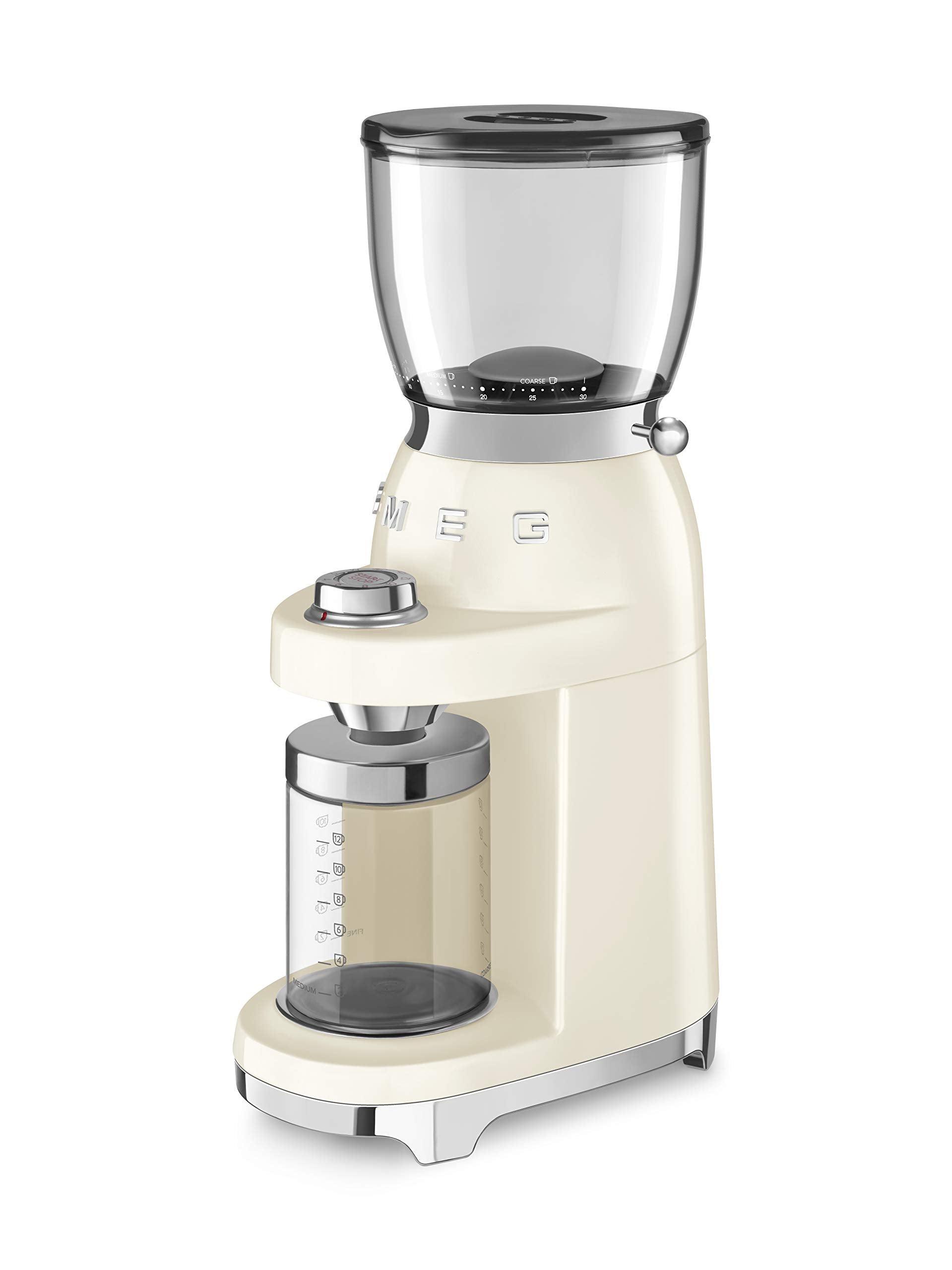 SMEG Retro Electric Coffee Grinder (Cream)
