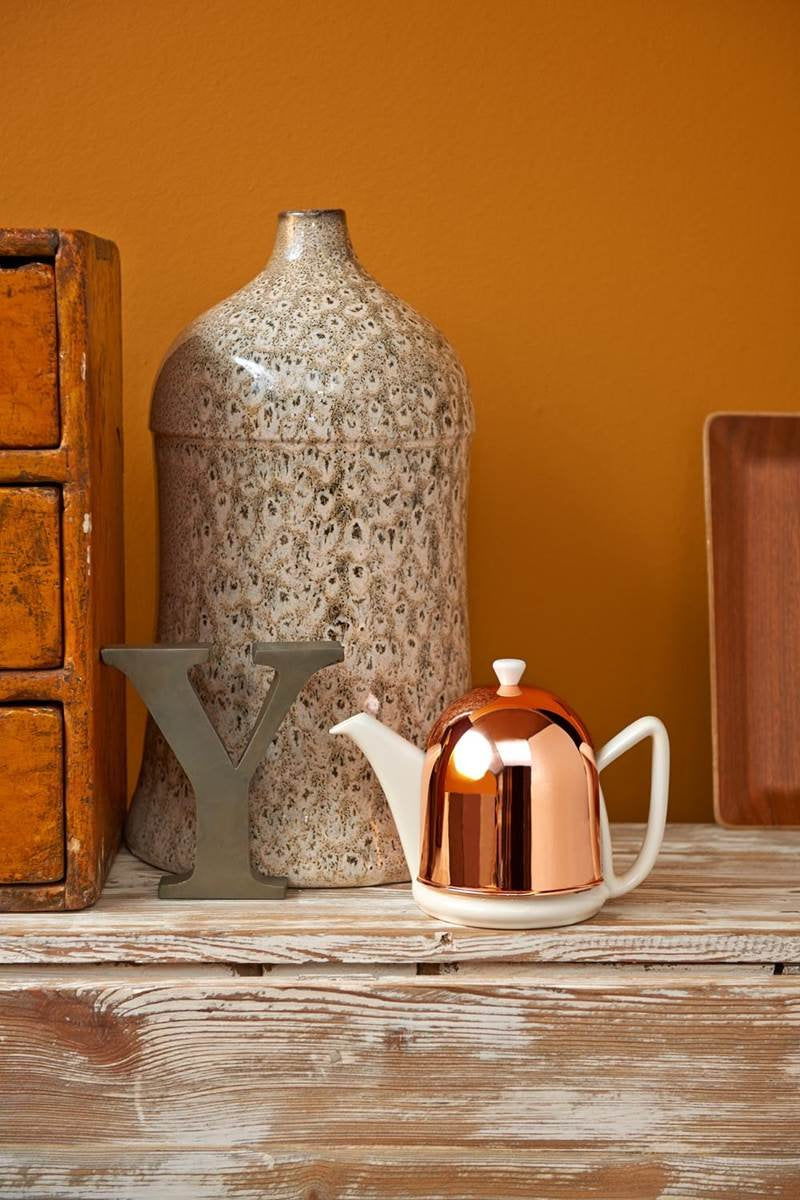 Bredemeijer Cosy 1510Wk Cosy Manto Teapot 1.0 L White Metal Fittings