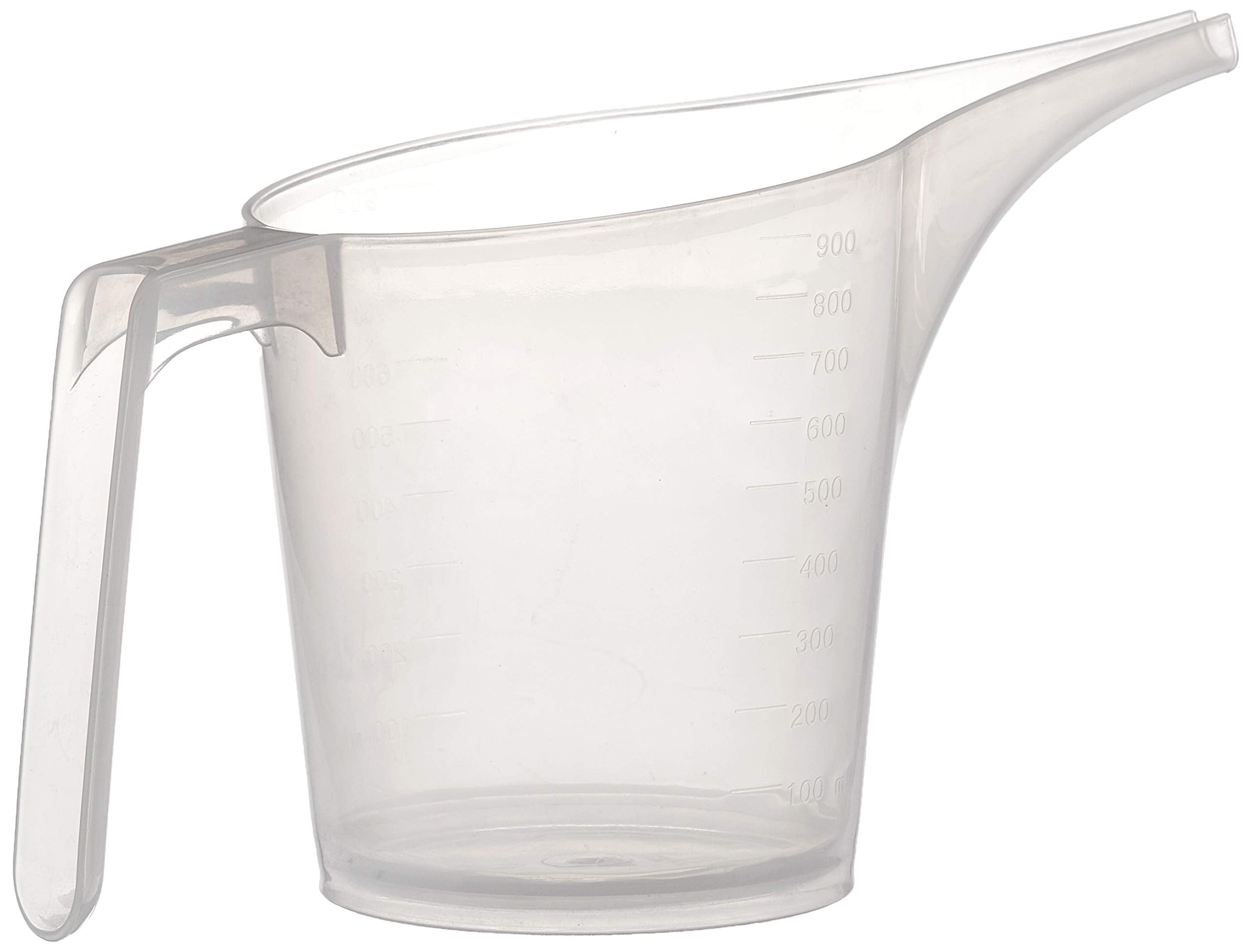 Fox Run Easy Pour Measuring Cup With Funnel Spout, 3.5, Clear Plastic