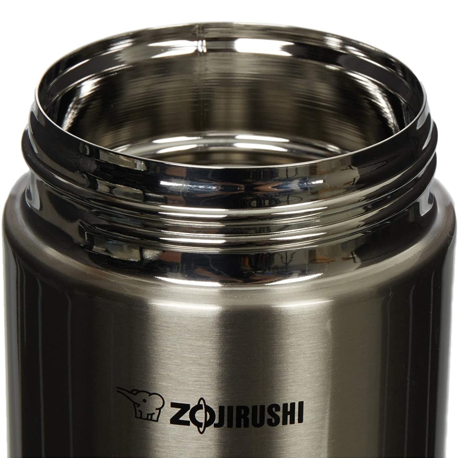 Zojirushi Steel Food Jar - Medium 1 Count - Black/Stainless - Model SW-EAE50XA