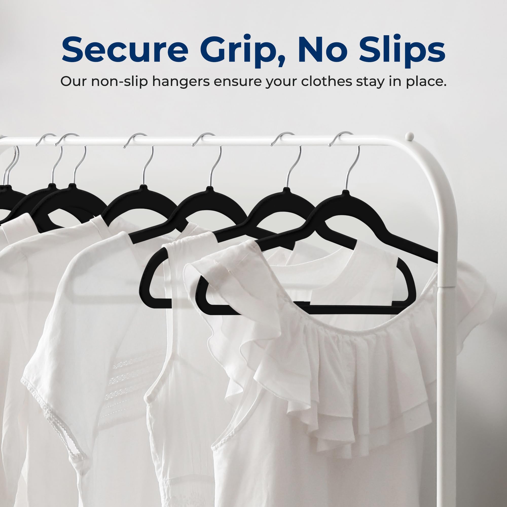 Serenelife Velvet Hangers 20 Pcs, Non Slip, Heavy Duty Hanger Set With 360 Swivel Hook, Smooth Velvet Finish To Protect Fabric,