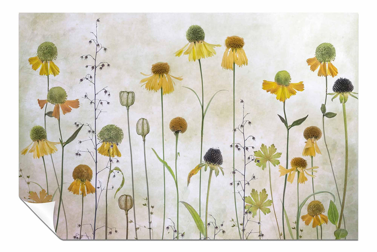 Panther Print Helenium Unframed Poster, Pictures For Home Walls, Bedroom, Living Room & Bathroom Decor 46X31Cm (18X12In)
