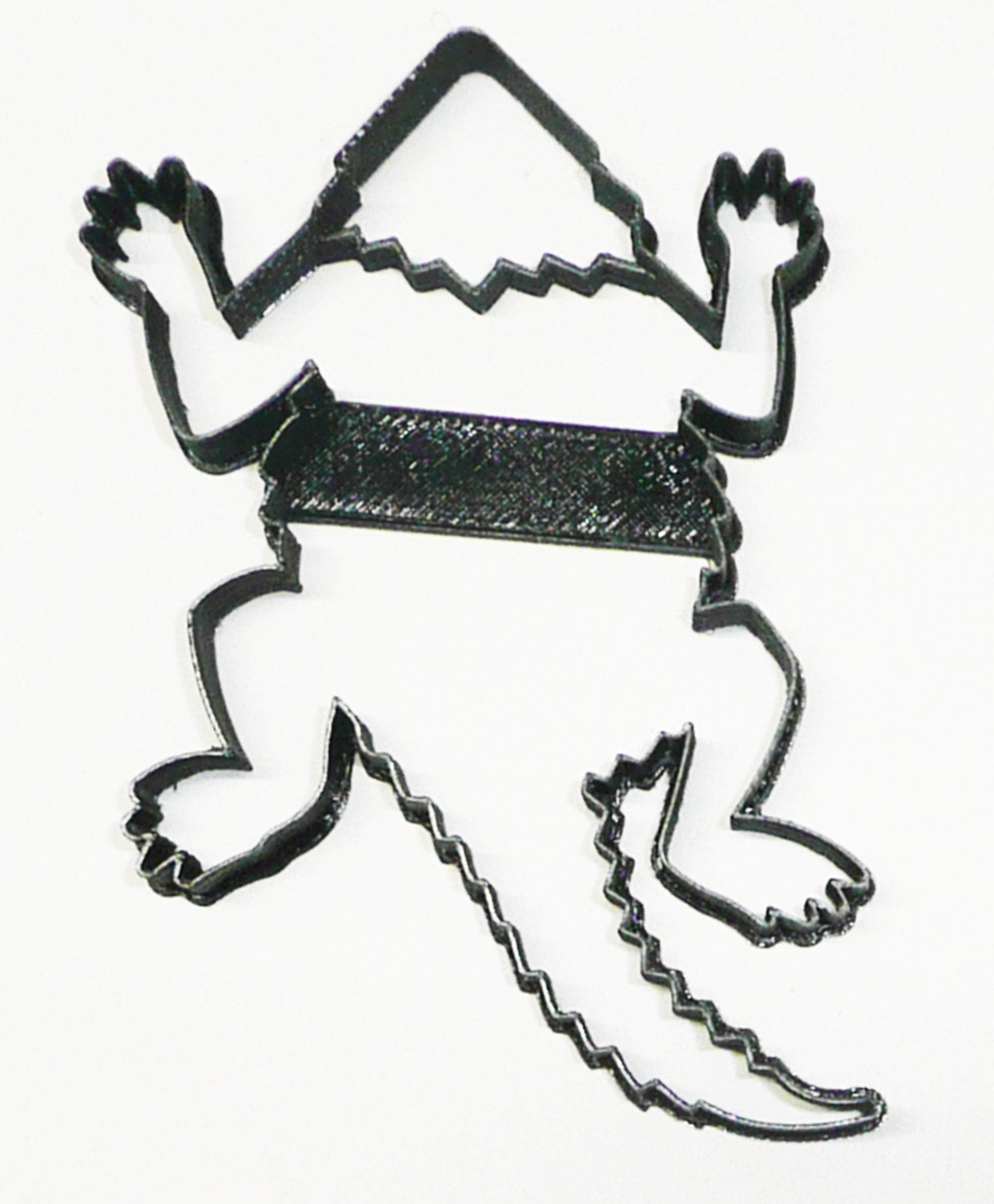 Horned Frog Toad Lizard Tropical Amphibian Animal Cookie Cutter Made In Usa Pr3355