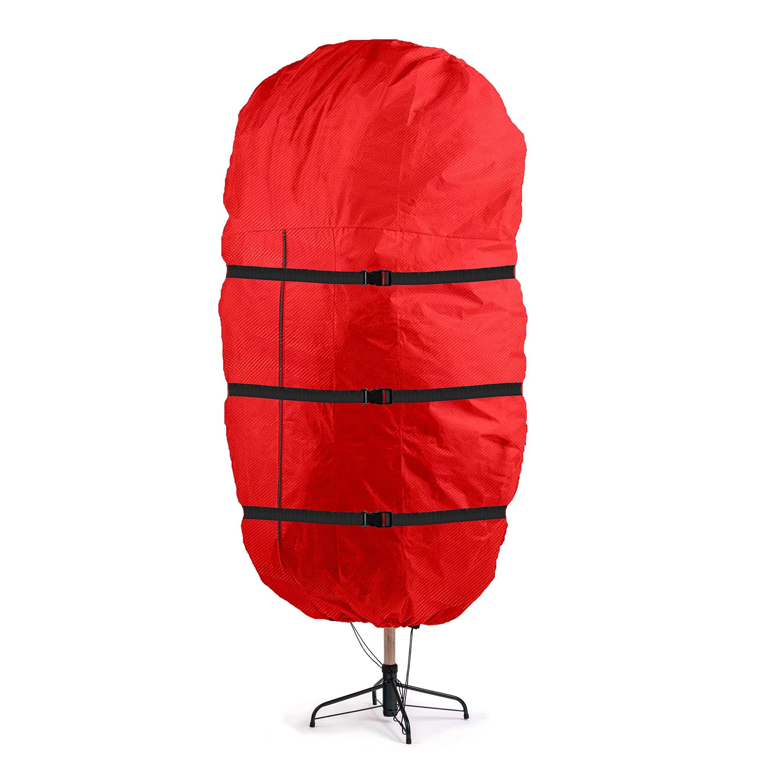 Zober Upright Tree Storage Bag for Christmas Trees of 7.5ft. Tall, Tree Bag Is Made Of Tear Proof 600D Oxford; Comes With Drawst