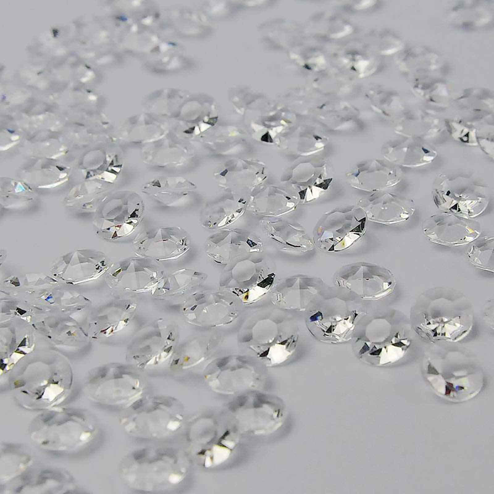 ZKC 4.5mm 10000PCS Clear Crystal Acrylic Diamond Vase Fillers Beads for Wedding Centerpiece Table Scatter Shower Party Vase Bead