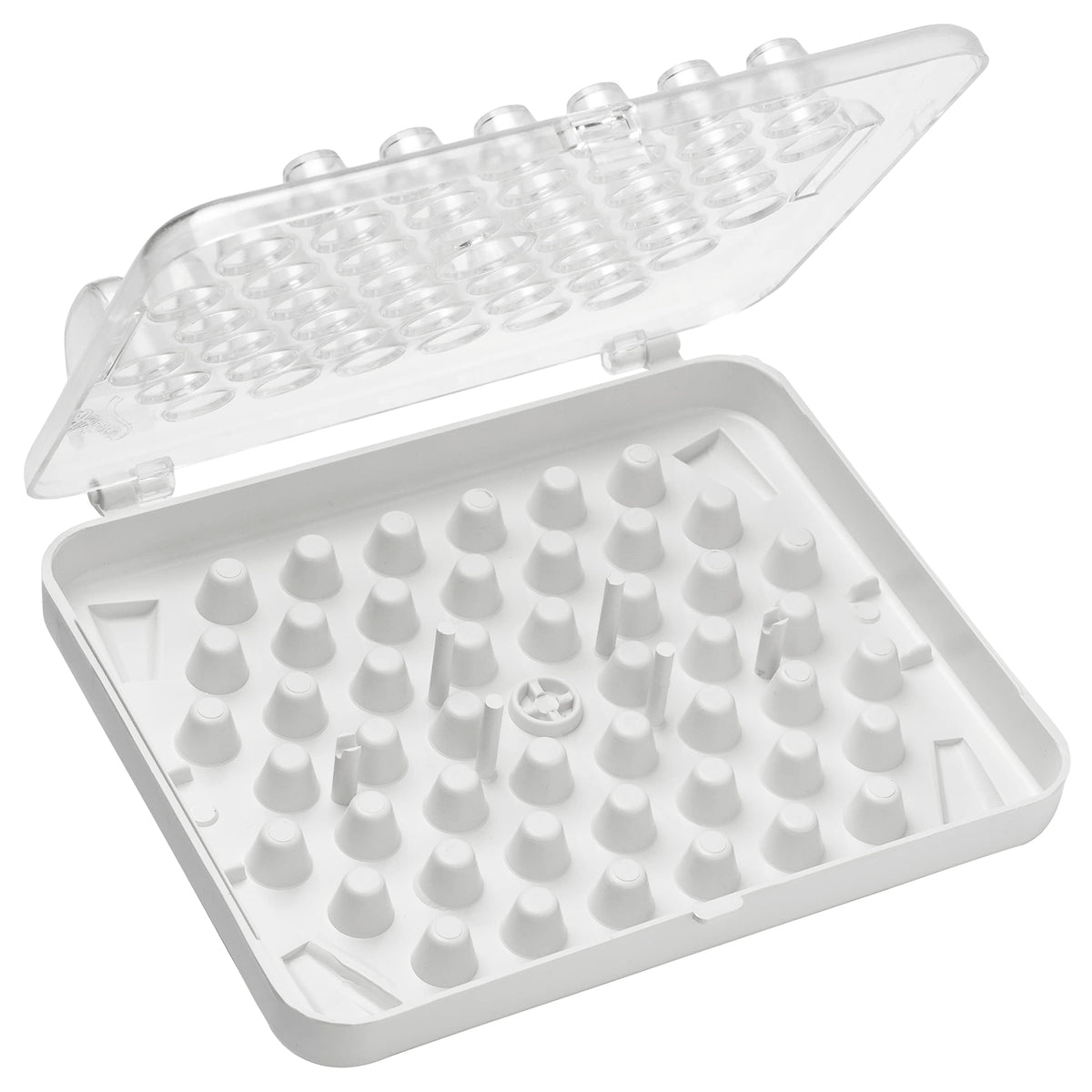 Ateco White Tube Storage Box, Holds 52