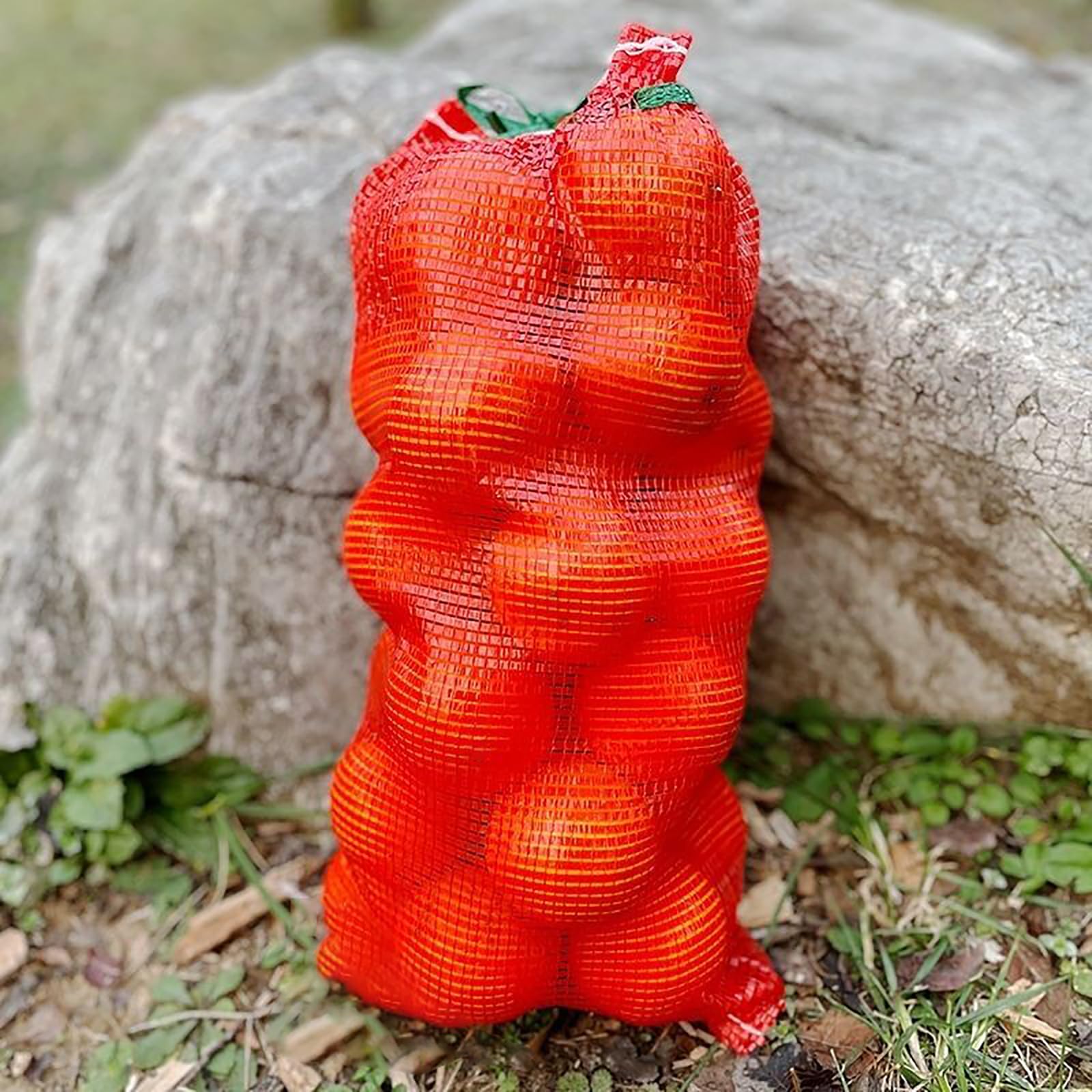 Wuweot 50 Pack Mesh Onion Bags, 31''  19'' Mesh Produce Bags, Breathable Vegetable Bags, Reusable Storage Washable Net Bags With