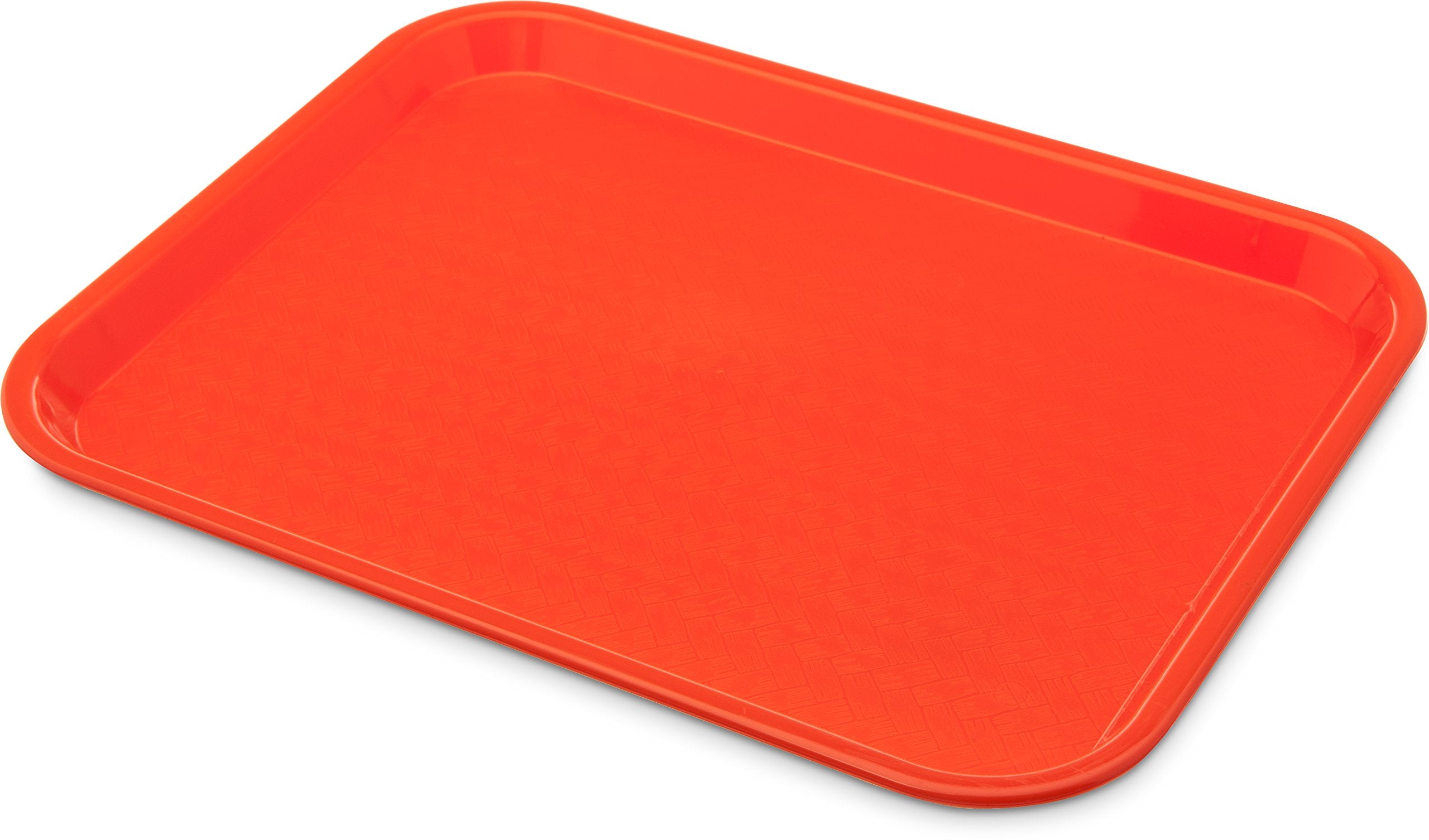 Carlisle Foodservice Products Ct101424 Cafe Standard Plastic Cafeteria/Fast Food Tray, Nsf Certified, Bpa Free, 14'' Length X 10