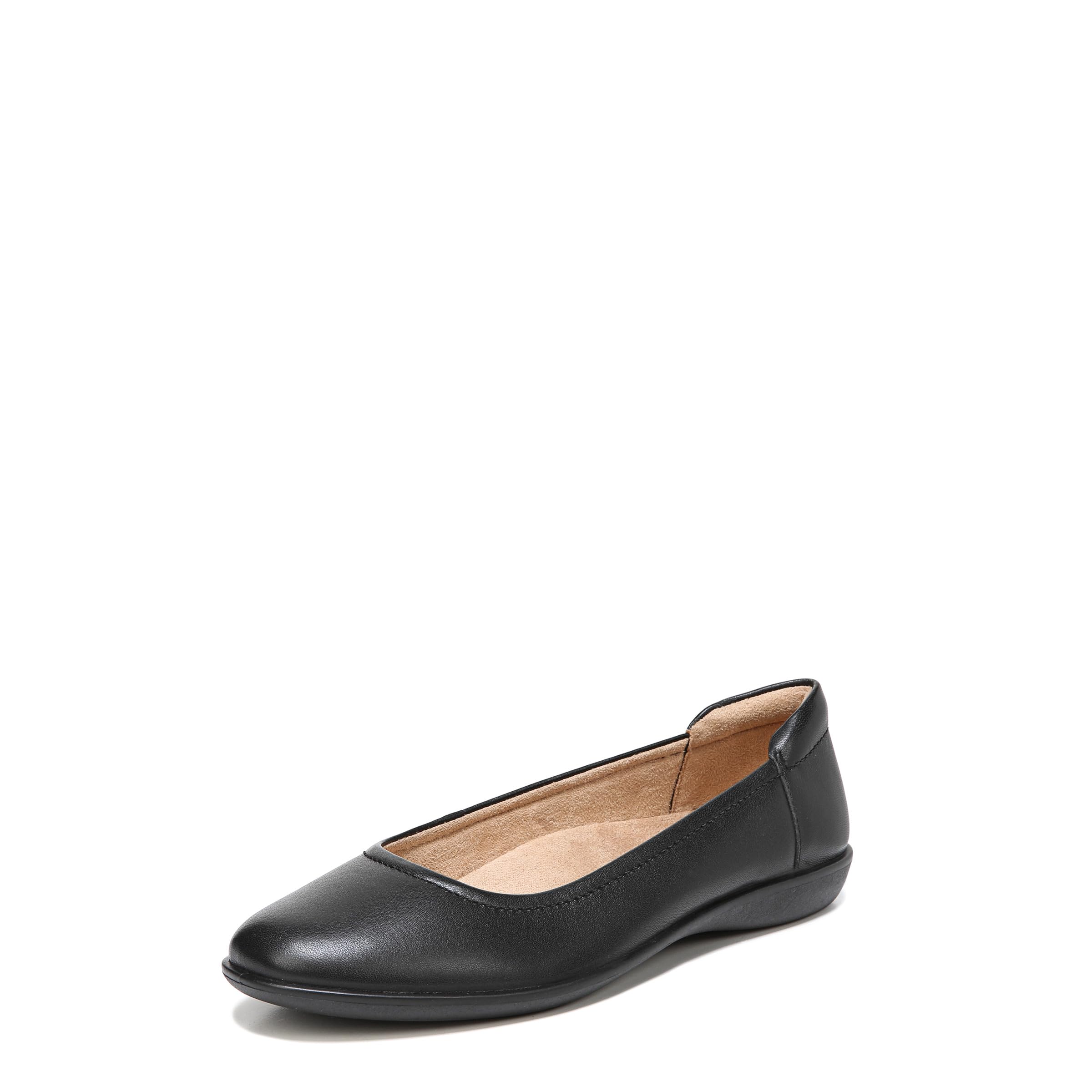 Naturalizer Womens, Flexy Flat Black 85 M