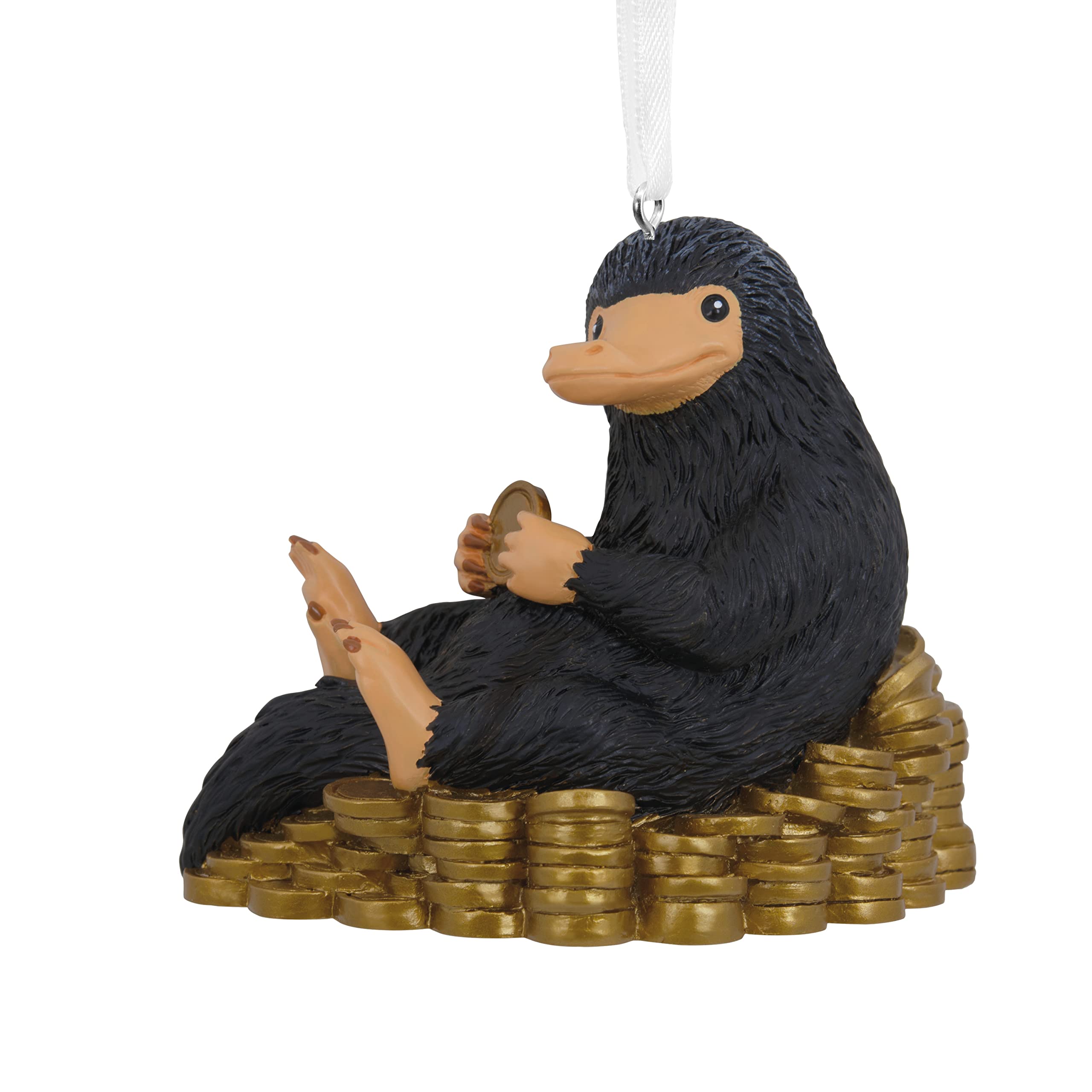 Hallmark Fantastic Beasts and Where to Find Them Niffler with Coins Resin Christmas Ornament