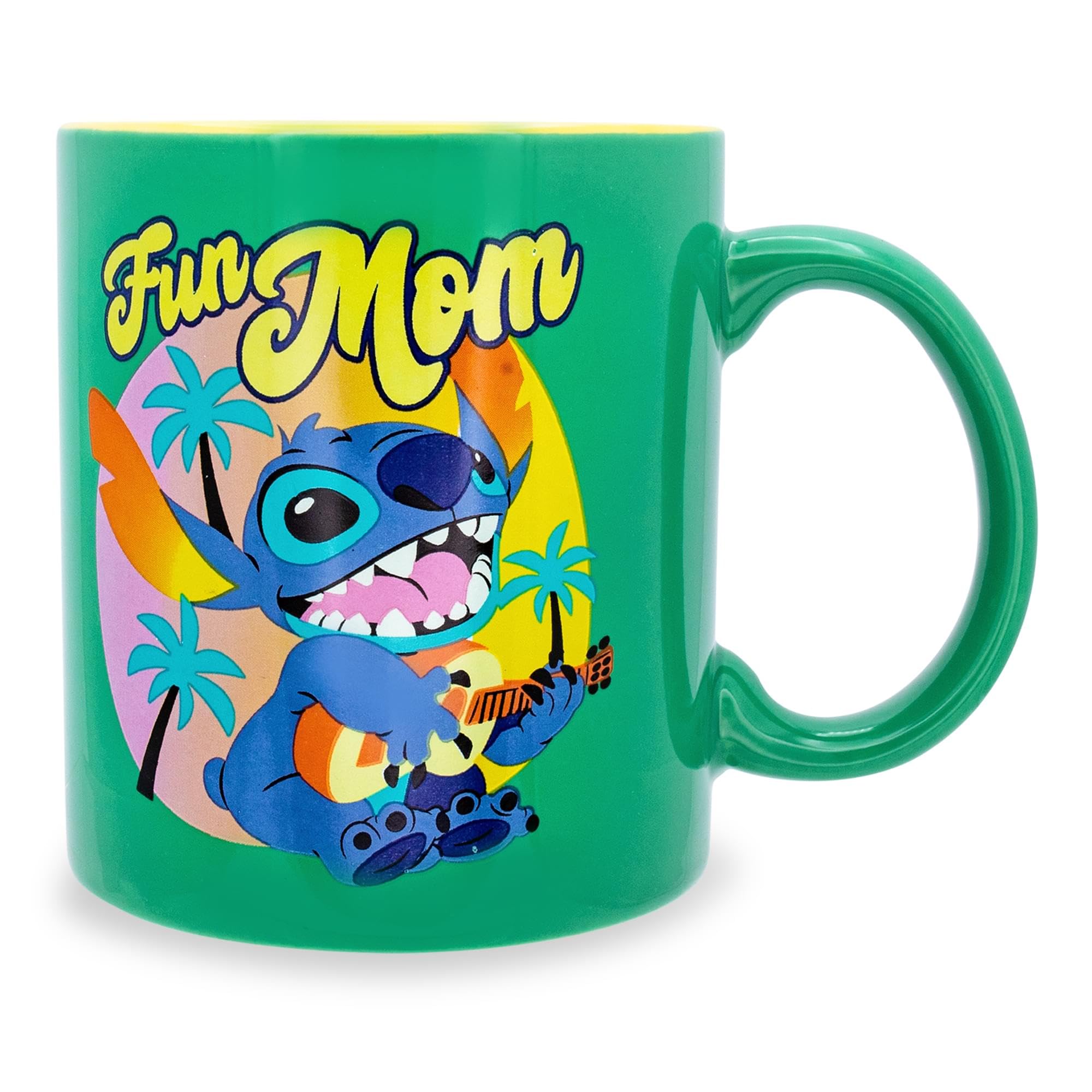 Disney Lilo & Stitch Fun Mom Ceramic Mug  Holds 20 Ounces