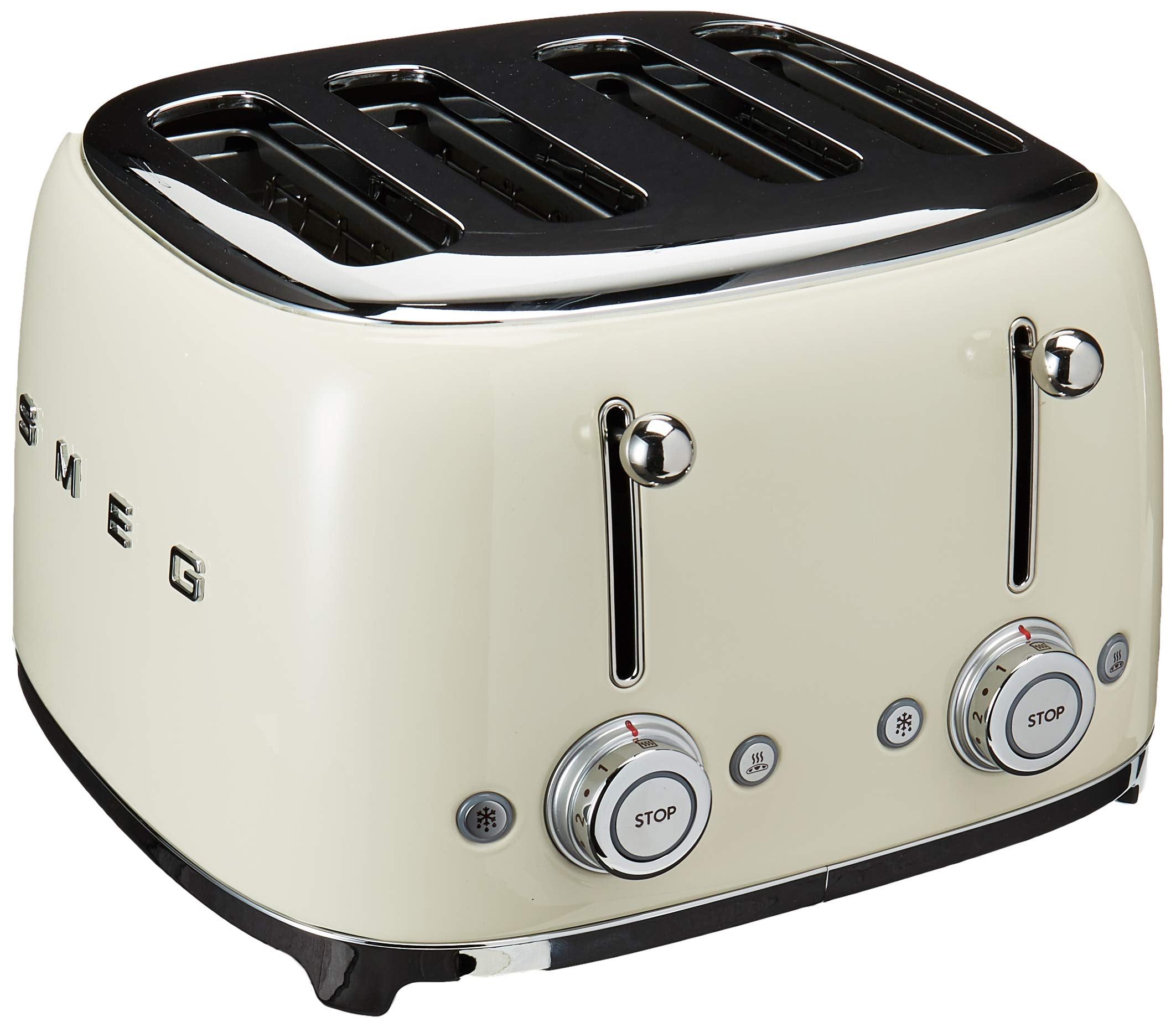 Smeg 50S Retro Line Cream 4X4 Slot Toaster