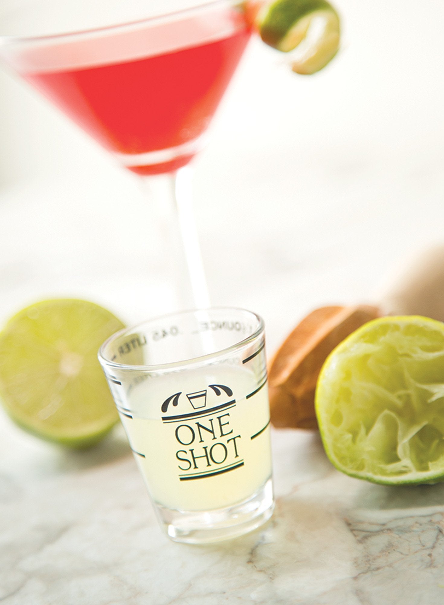 Fox Run Measurment Shot Glass, 2 X 2 X 2.25 Inches, Clear, 1 Count (Pack Of 1)