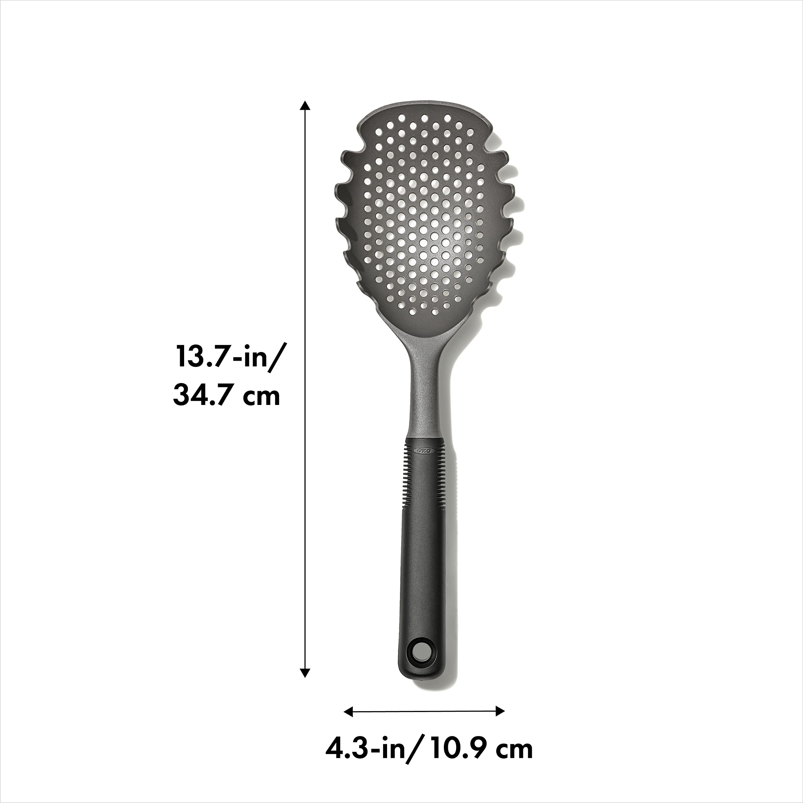 Oxo Good Grips Pasta Scoop Strainer,Gray