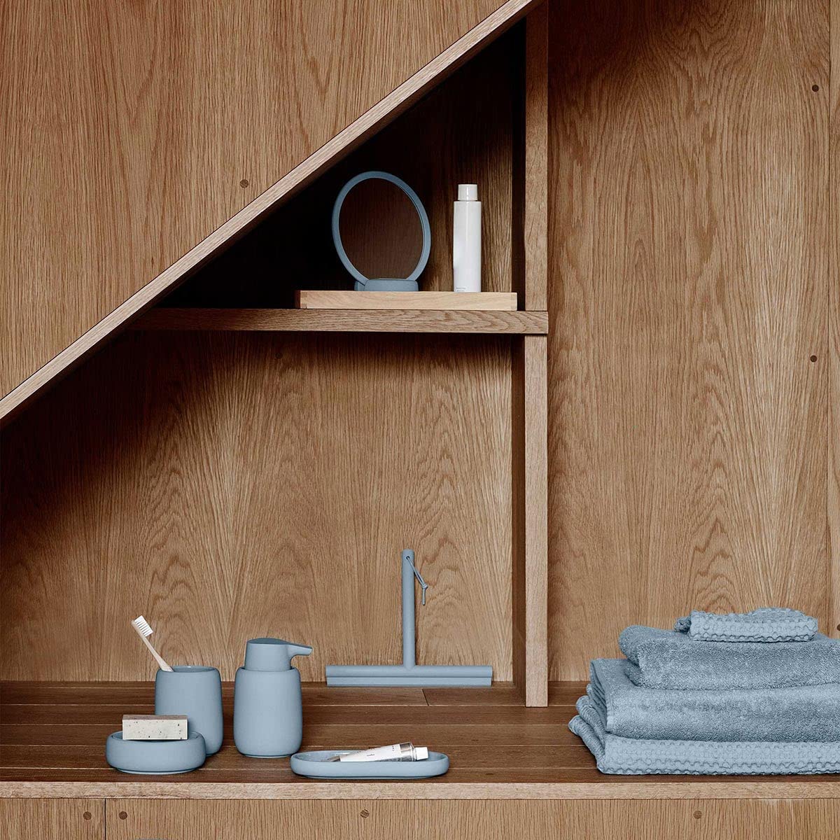 Blomus Sono Soap Dispenser 250 Ml Ceramic Hand Soap Dispenser In Grey Diameter 8 X 14 H Cm Colour Satellite Liquid Soap Dispense