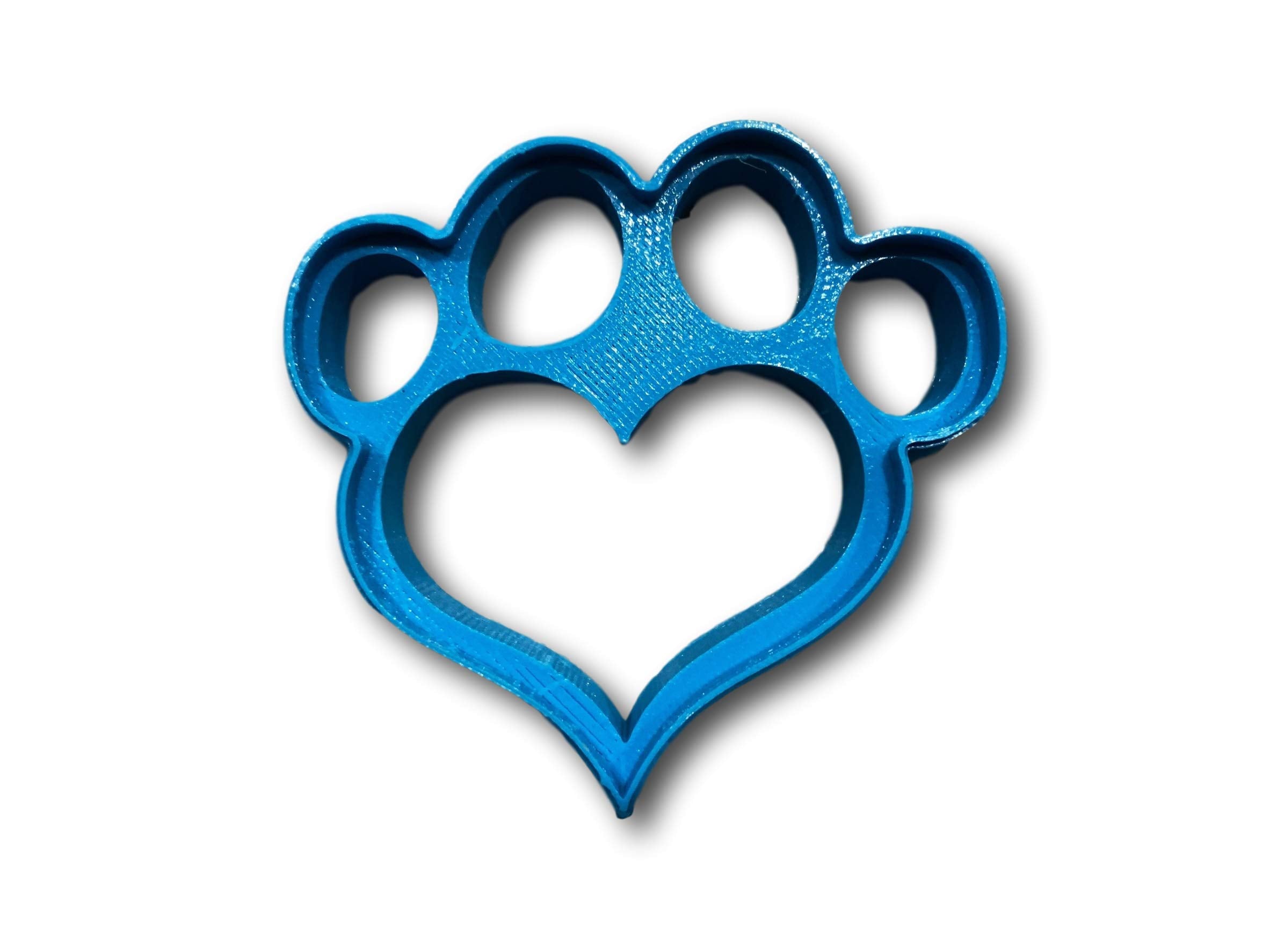 Heart Shape Dog Paw Cookie Cutter