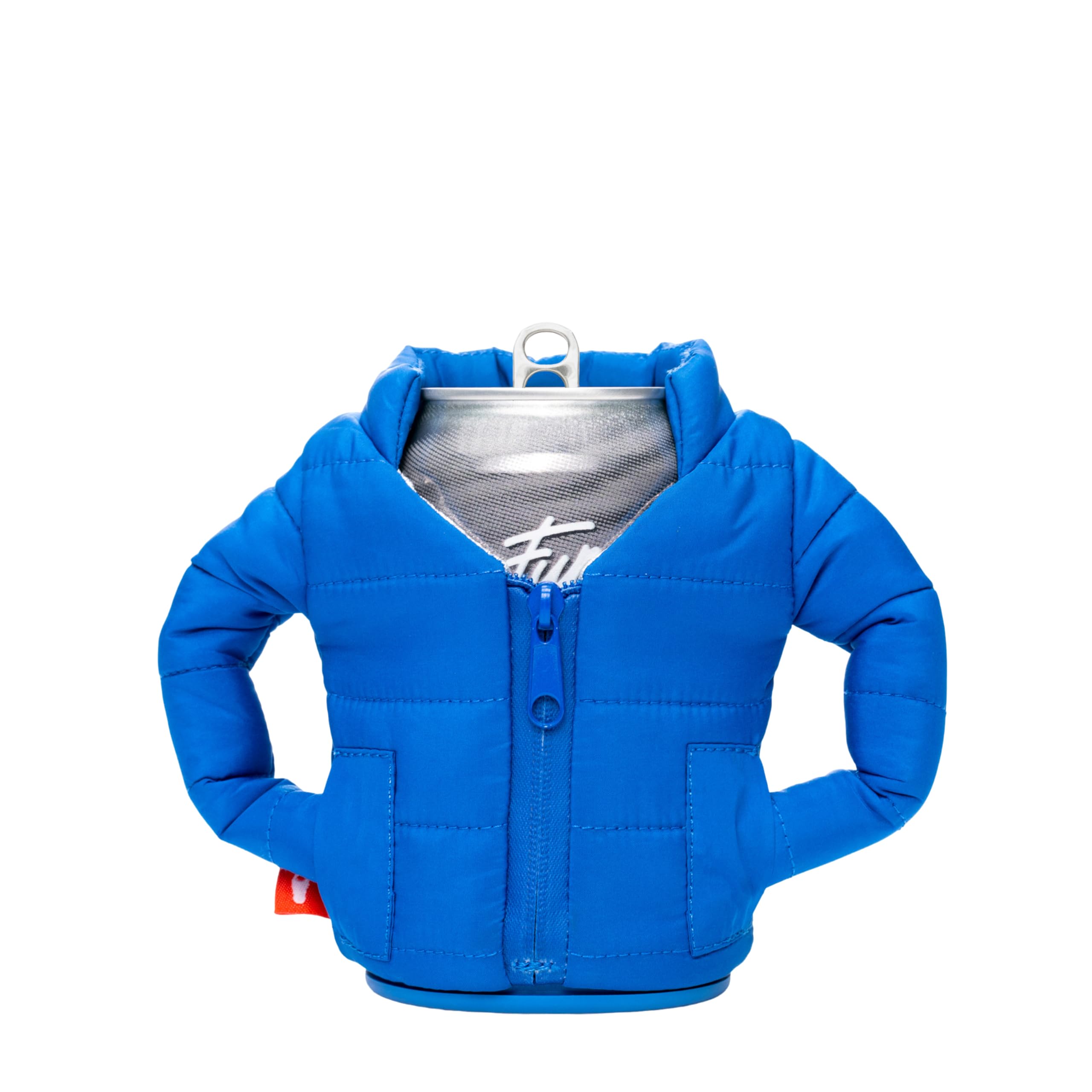 Puffin - The Puffy Beverage Jacket, Insulated Can Cooler, Varsity Blue