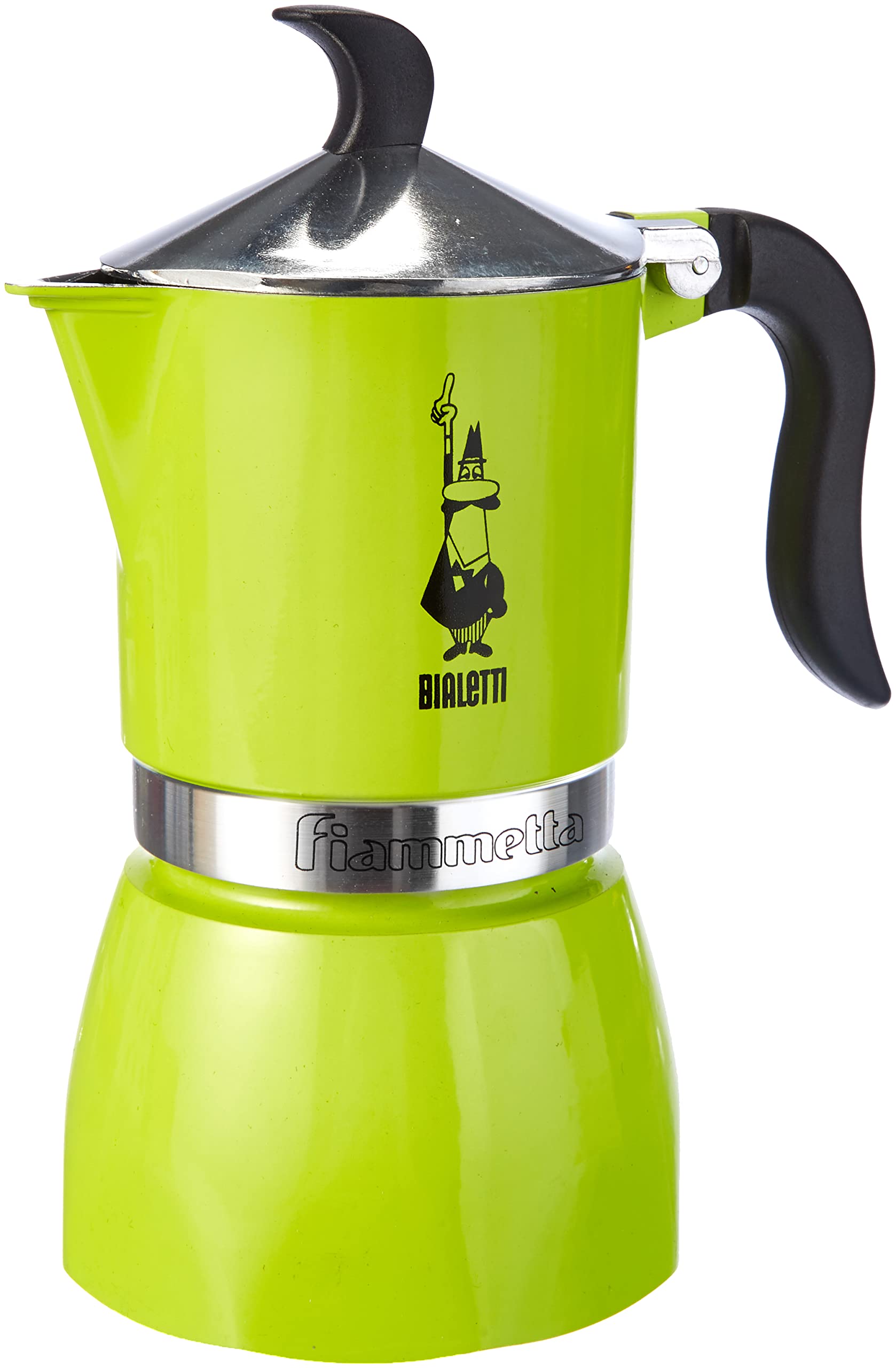 Bialetti cD cafetiAre Fiammetta 3tz Lime  Aluminium