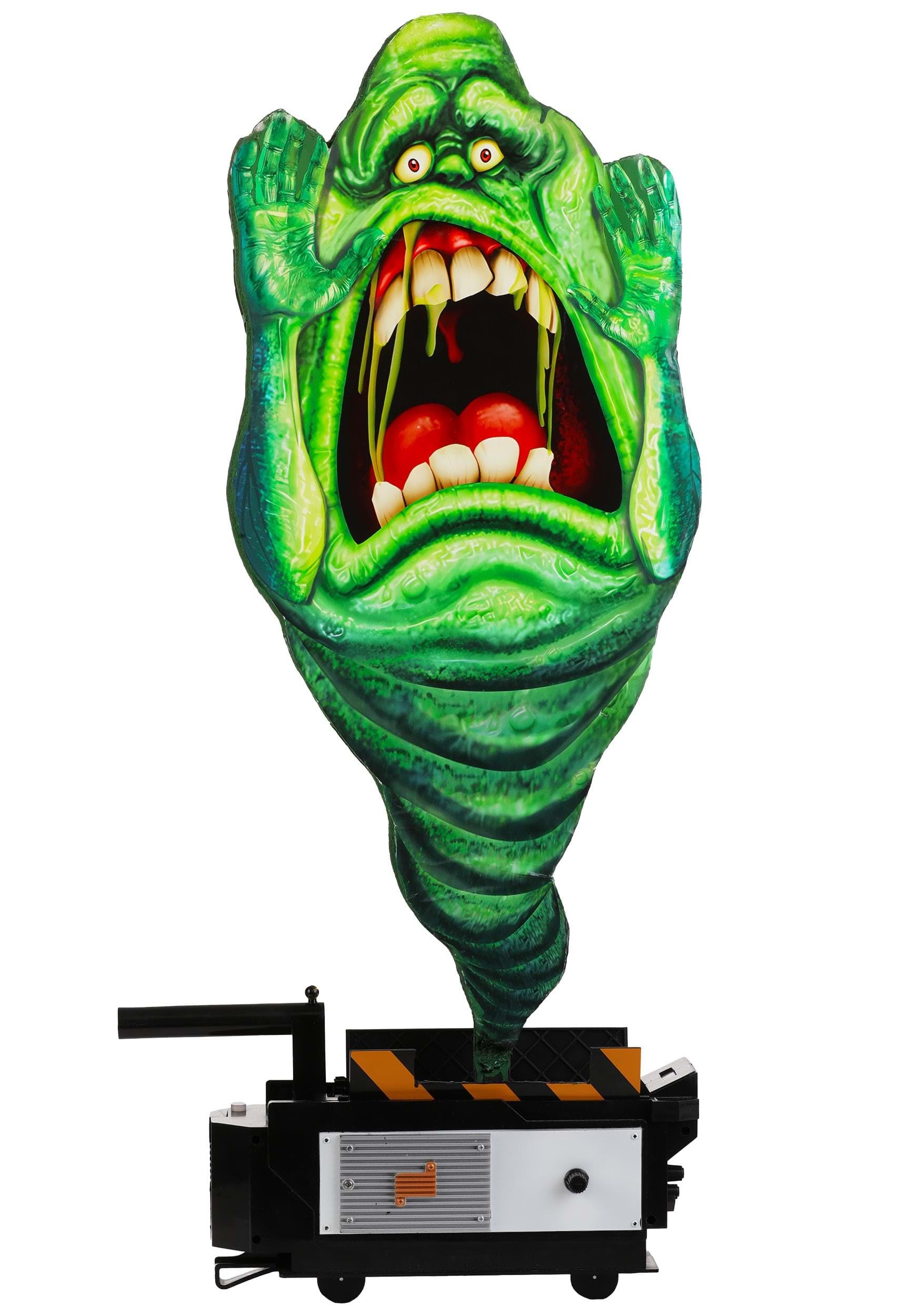 Fun Costumes Ghostbusters Ghost Trap Slimer Animated Decoration - 32 Animated Ghost Trap with Foam Slimer & Ominous Lights & Sou