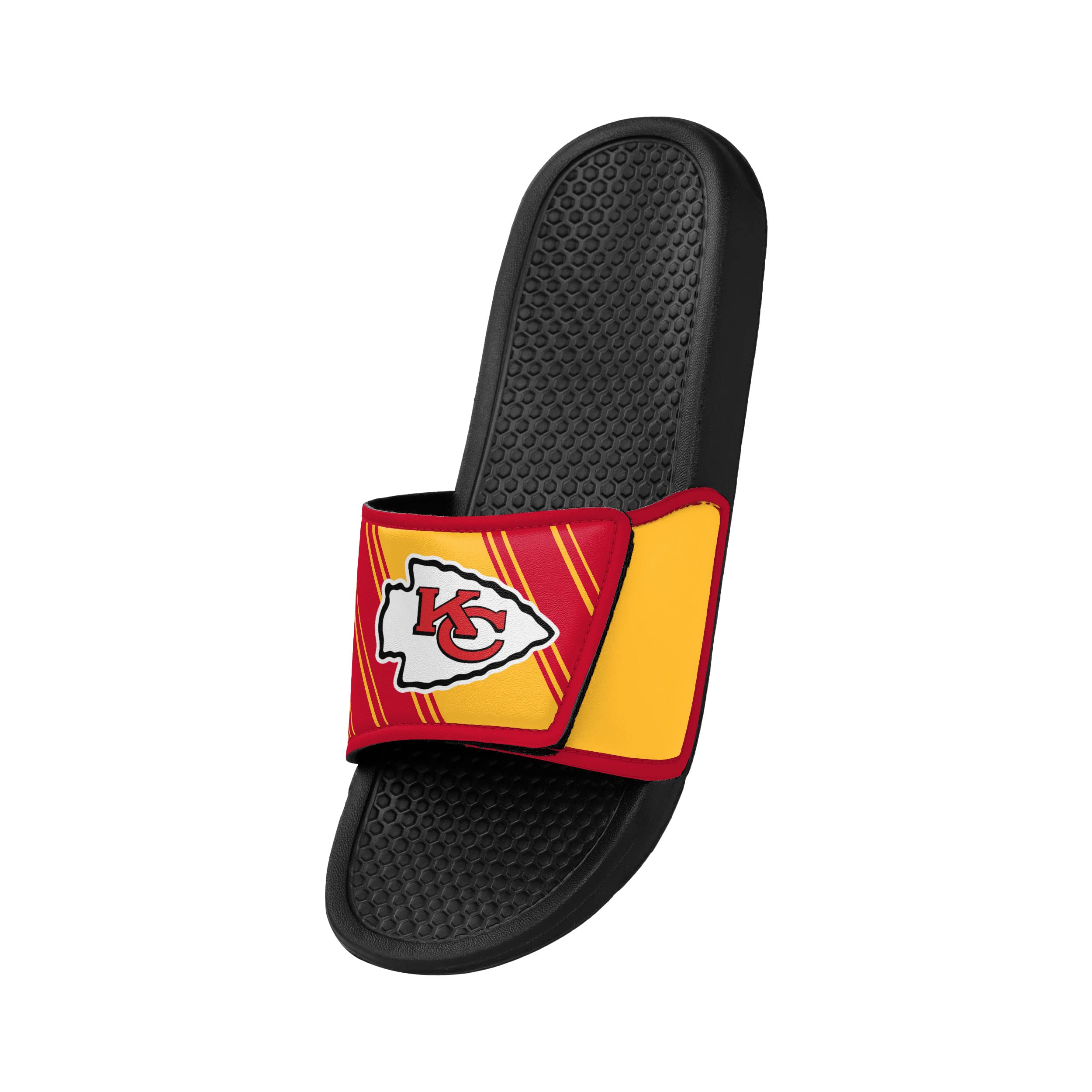 FOCO Kansas City Chiefs Legacy Sport Slide Sandals - XL, Model FFSSNFLGCVC, Color Legacy