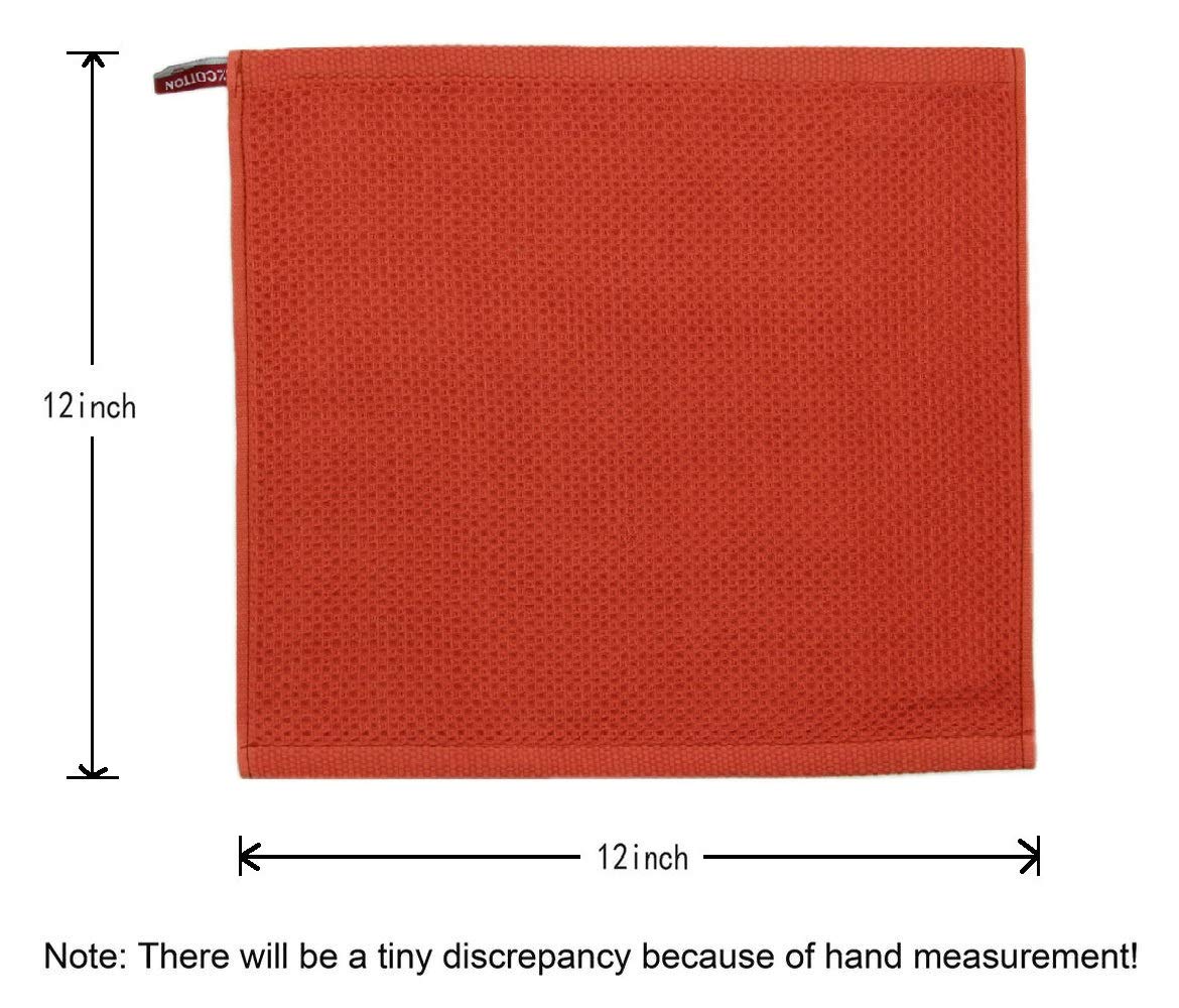 Mia'Sdream Natural Cotton Waffle Weave Kitchen Tidy Dish Cloths Drying Rags Cleaning Cloth, Soft And Absorbent Kitchen Hand Towe