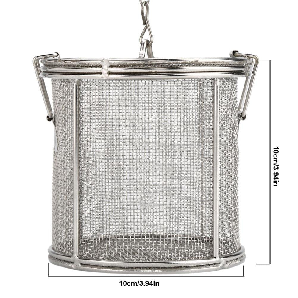 Tea Infuser, Stainless Steel Spice Seasoning Strainer Tea Strainer Soup Seasonings Separation Basket Spice Filter Kitchen Tools,
