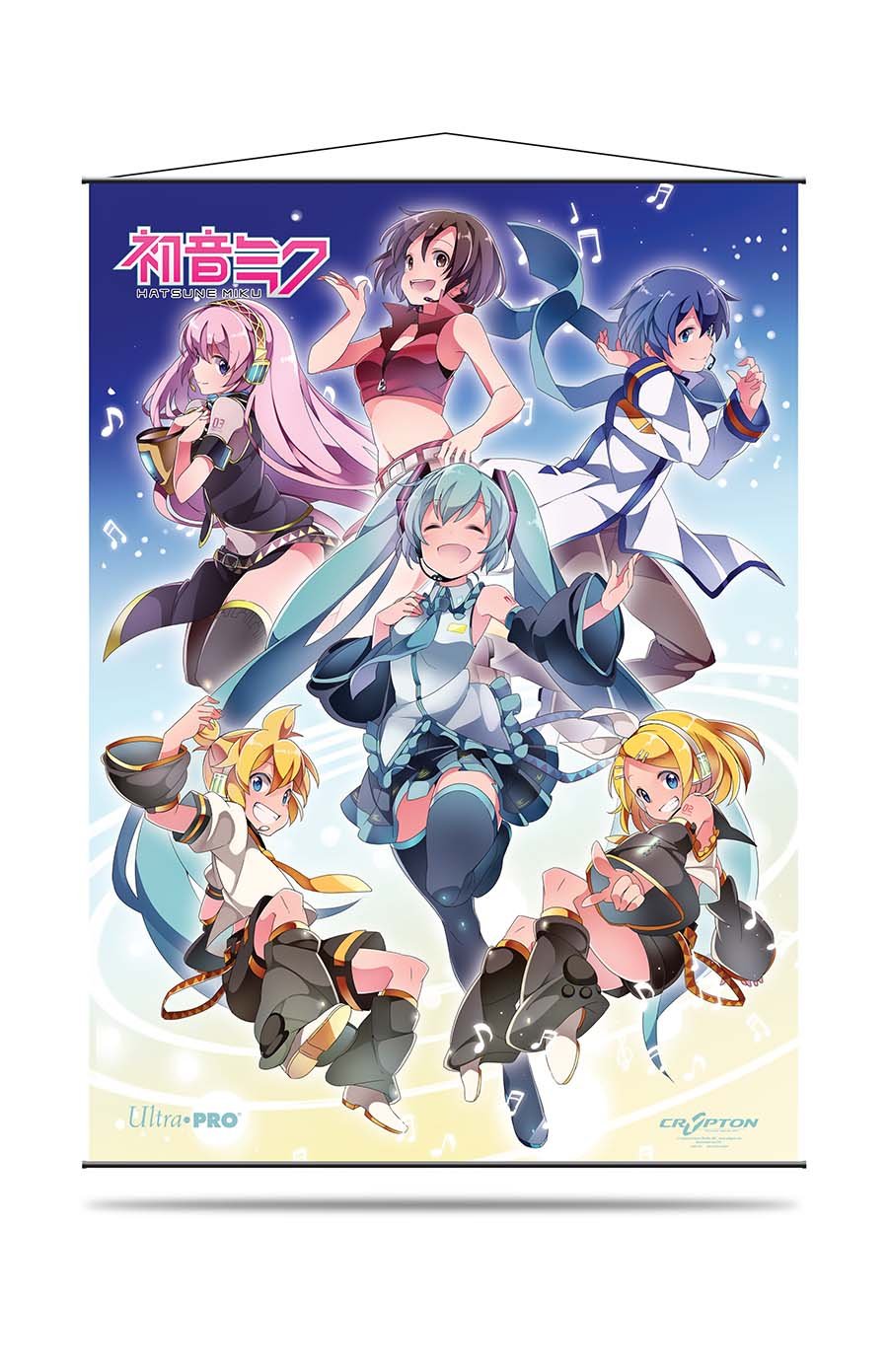 Officially Licensed Hatsune Miku ''Group Shot'' Wall Scroll