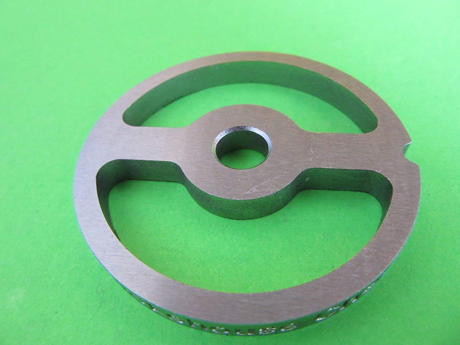 #8 Size Sausage Stuffer Disc For Meat Grinder Fits Virtually All Size #8 Grinders. 2 3/8'' (61Mm) Diameter.. Please Measure To C