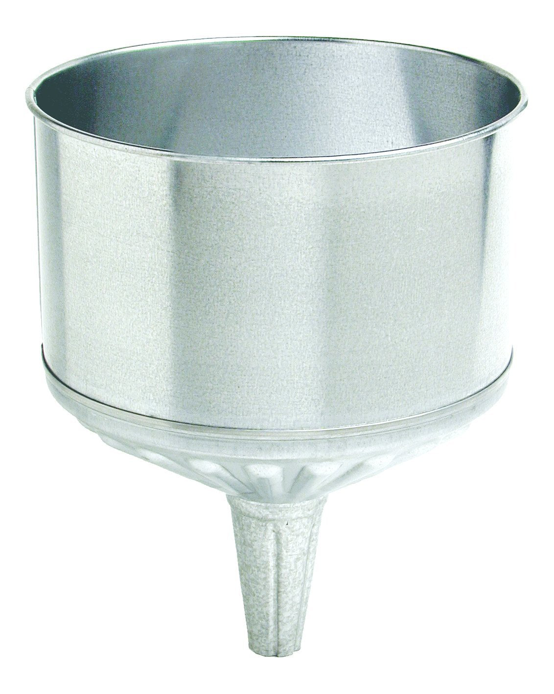 Lubrimatic 75-004 Galvanized Steel Tractor Funnel - 8 Qt, Silver