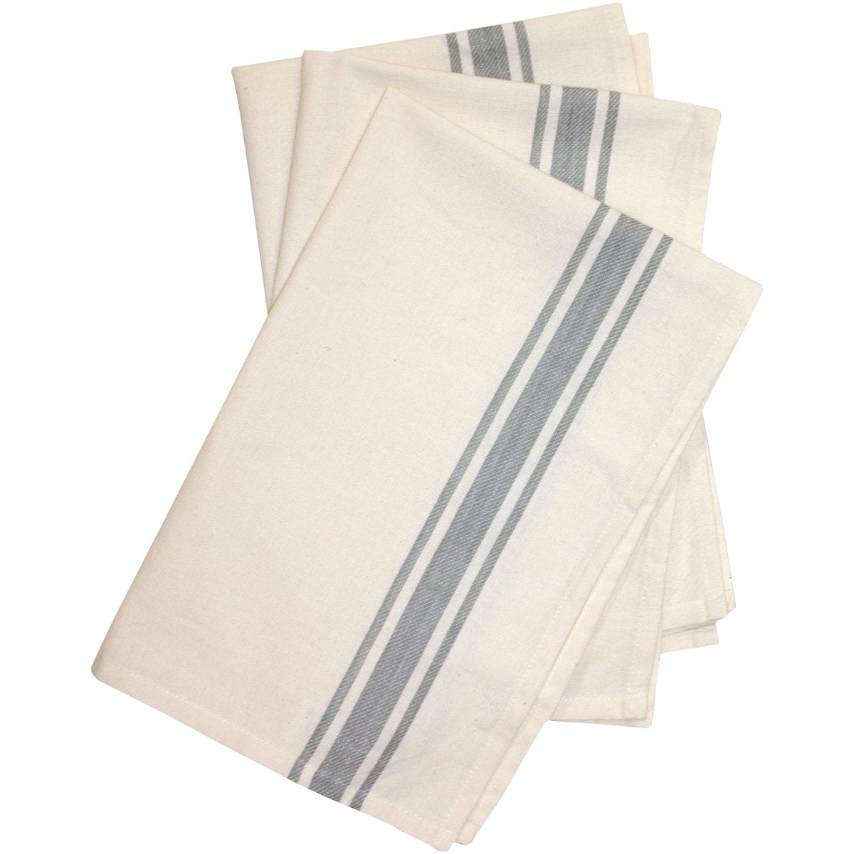 Aunt Martha'S Gray Striped Dish Towels, 3 Towels ($4.10 Each)