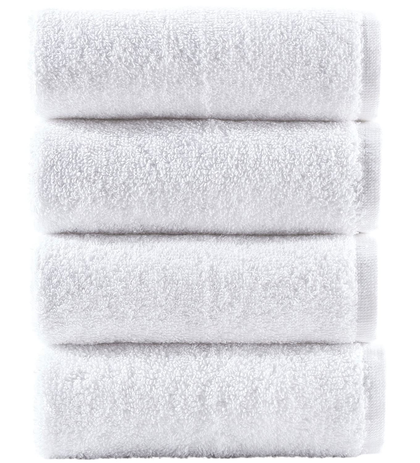 Hammam Linen Washcloth Linen Set Premium Original Turkish Cotton  Hotel Quality for Maximum Softness & Absorbency Face Towels for Hand  Kitchen & Cleaning (White Washcloths Set)
