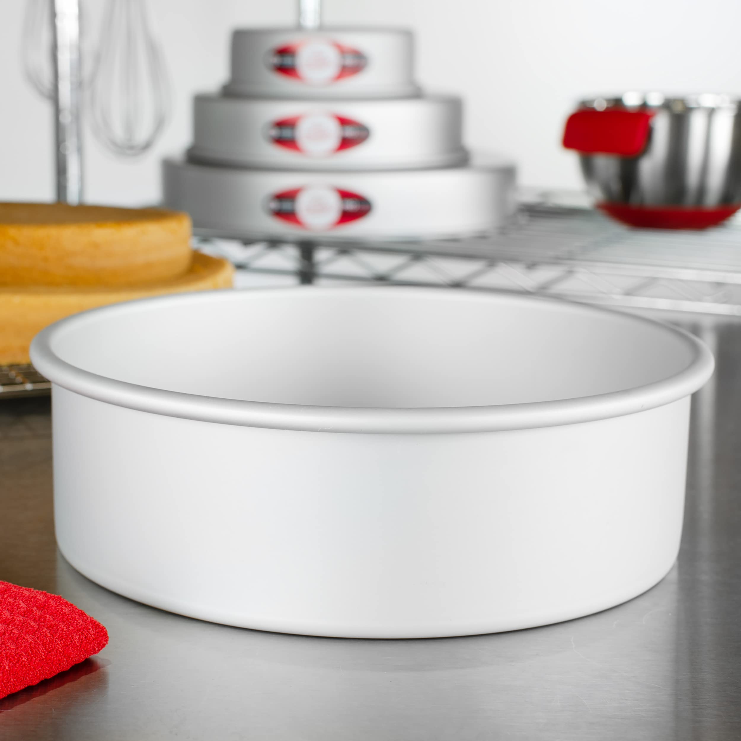 Fat Daddio'S Round Cake Pan, 9 X 3 Inch, Silver
