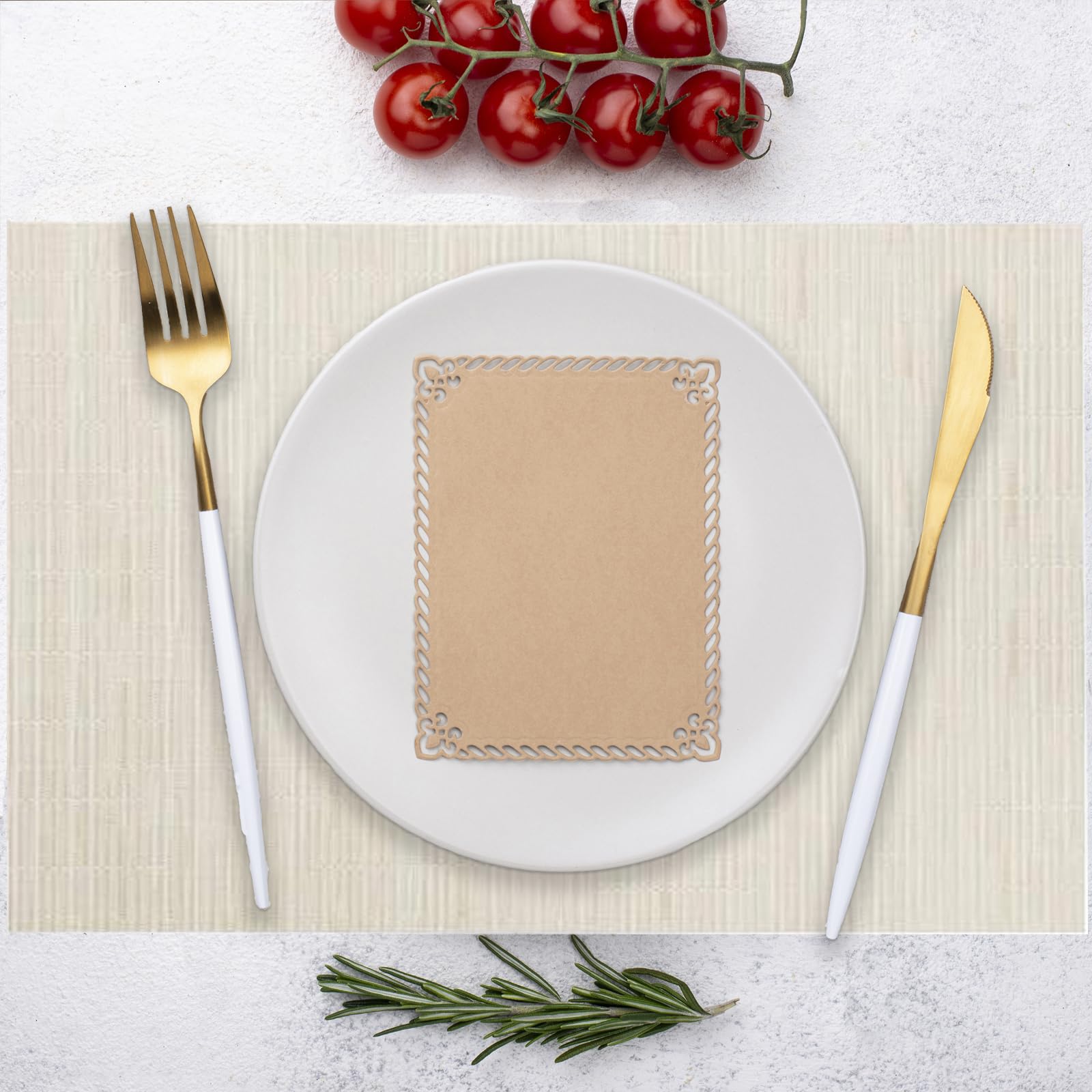 Livebycare Placemats Set Of 4 Heat-Resistant Stain-Resistant Non-Slip Placemats,Washable Insulated Placemats,Home Kitchen Table