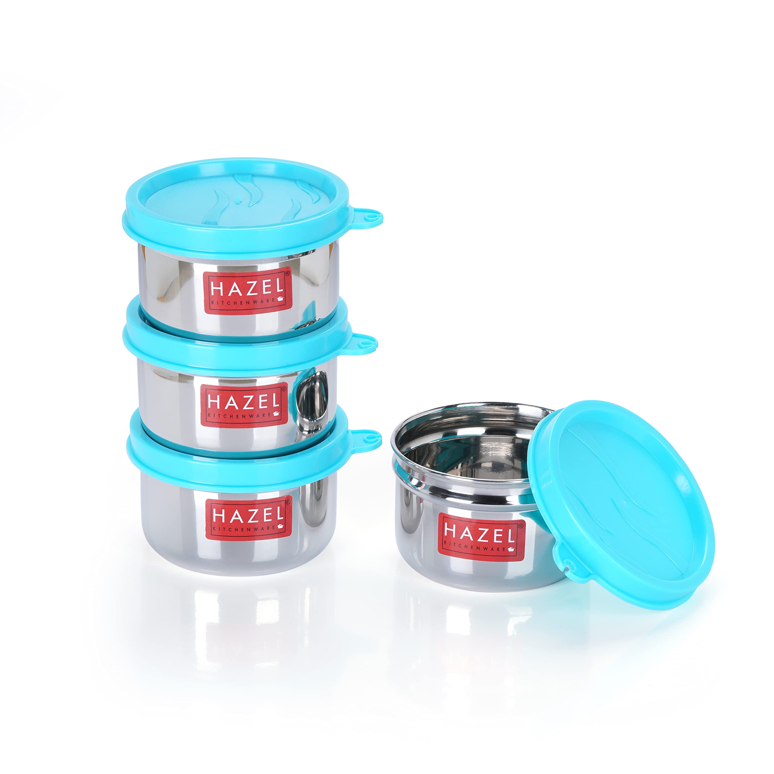Hazel Air Tight Containers For Storage | Stainless Steel Storage Containers For Kitchen Airtight | Container For Kitchen Storage