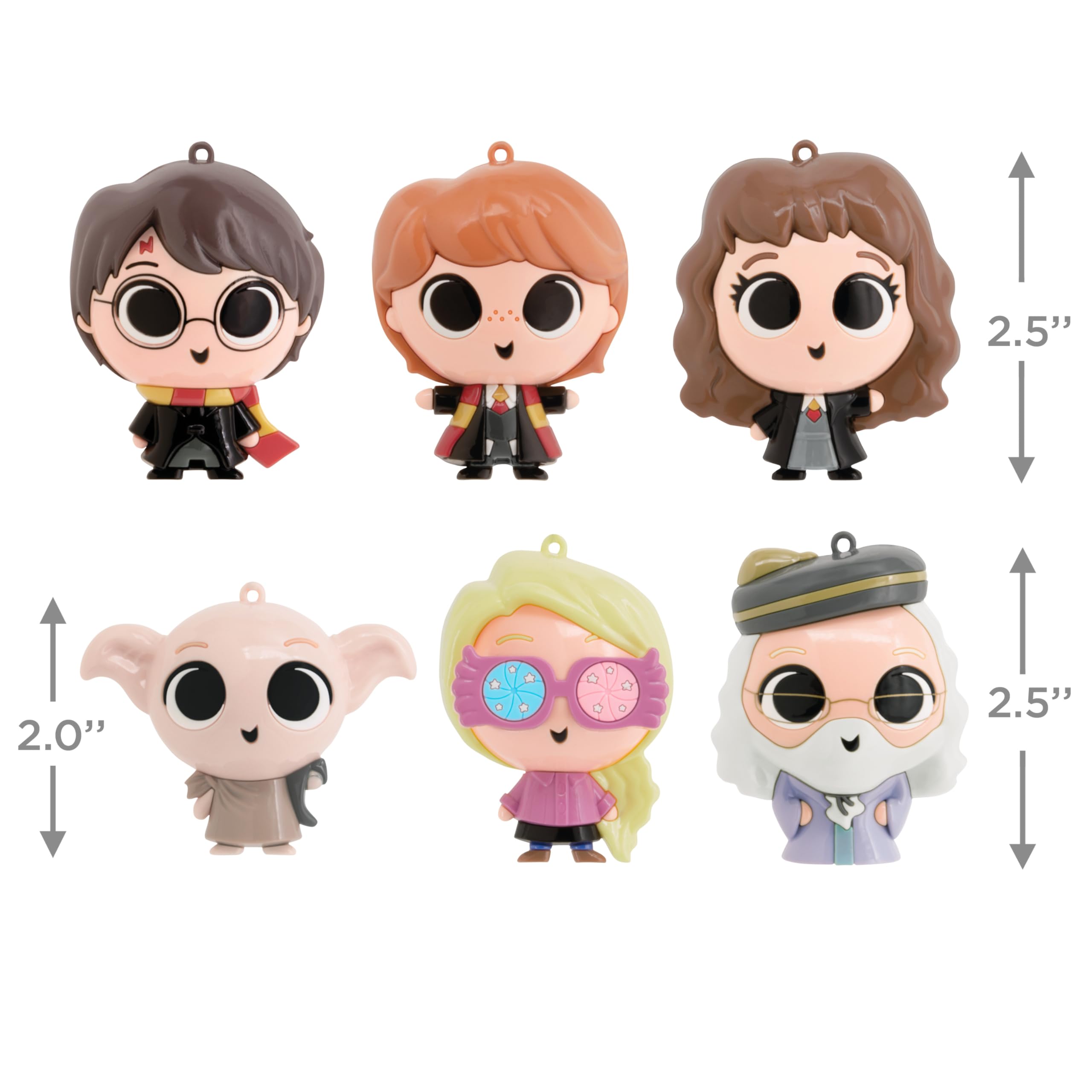 Hallmark Harry Potter Series 4 Shatterproof Christmas Ornaments Set of 2 - Perfect Gifts for Fans