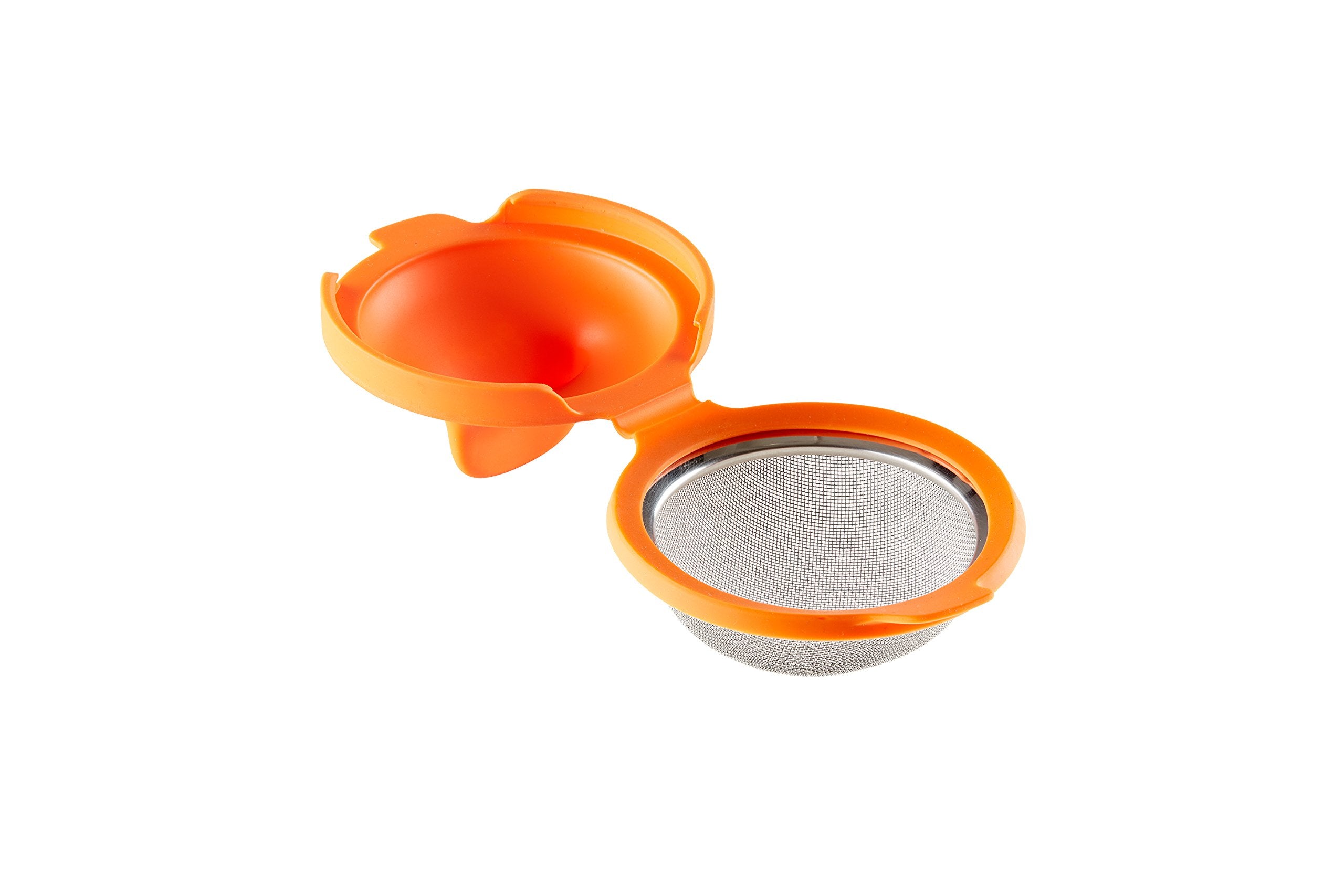 Lekue Poached Egg Maker, Set of 1, Orange, Model 3402900N07U008, Easy Cooking for Perfect Poached Eggs