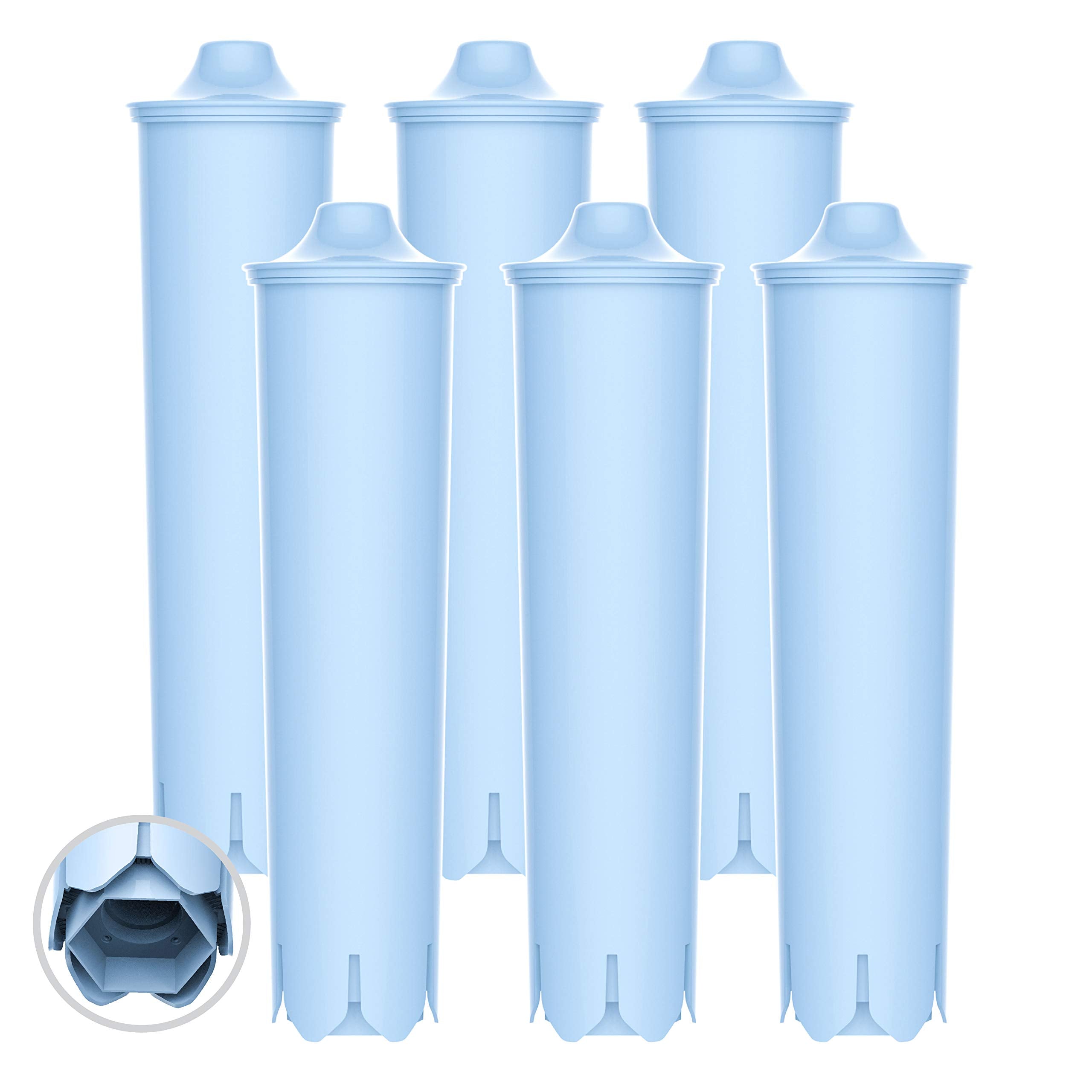 Ecoaqua Replacement Filter, Replacement For Jura    Clearyl/Claris Blue Capresso    Clearyl Coffee Machine Water Filter, Pack Of