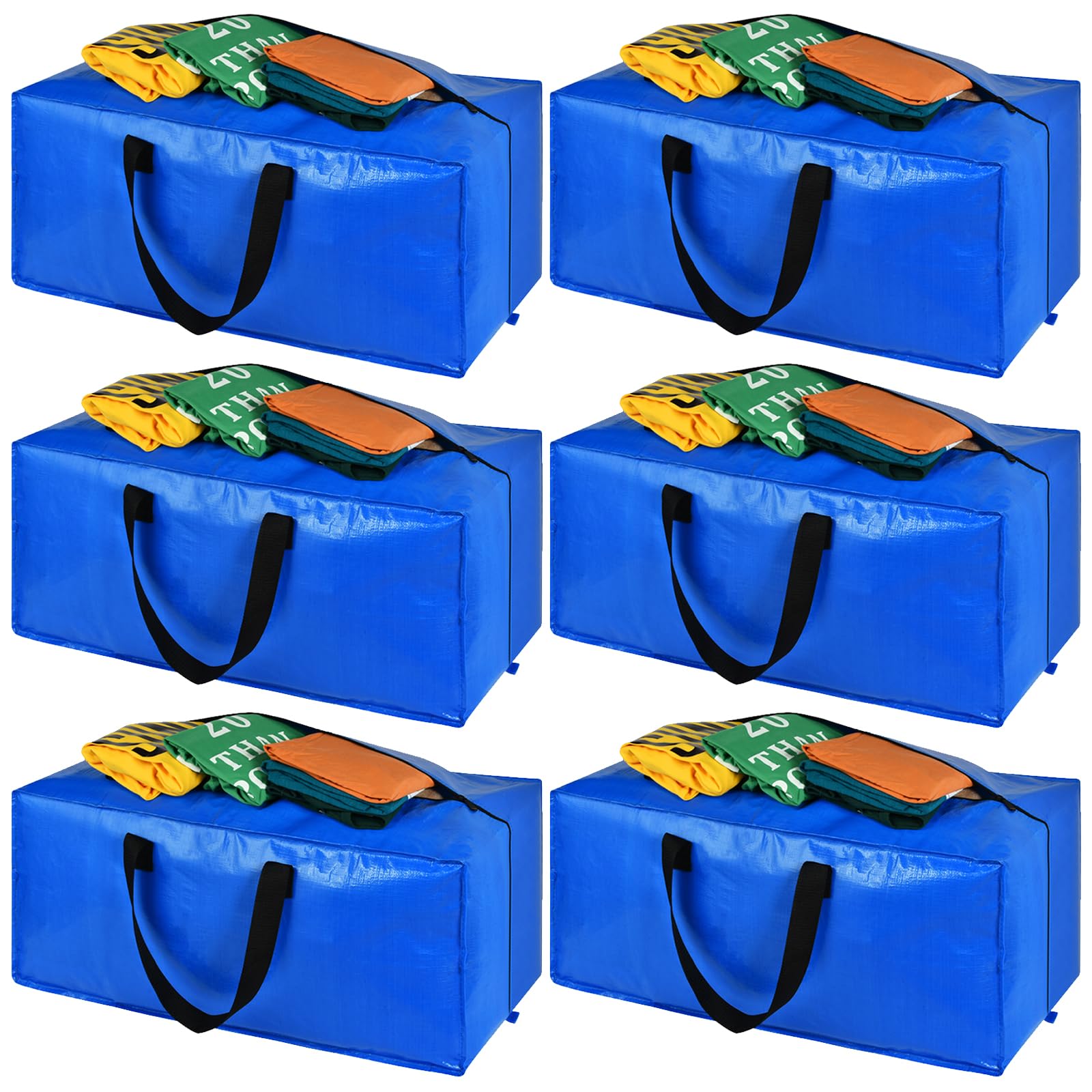 Heavy Duty Extra Large Storage Bags, Xl Blue Moving Bags For College Dorm Room Essentials, Moving Supplies Boxes Compatible With
