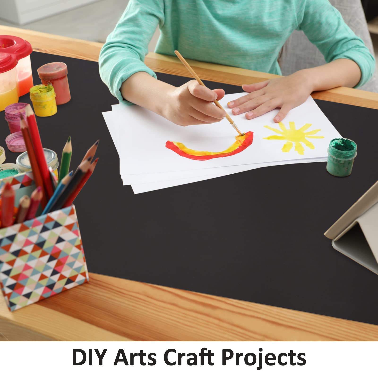 Silicone Mat Heat Resistant Mats For Countertop, Multipurpose Large Silicone Mats For Crafts Kitchen Workbench Size 36X24 Inches