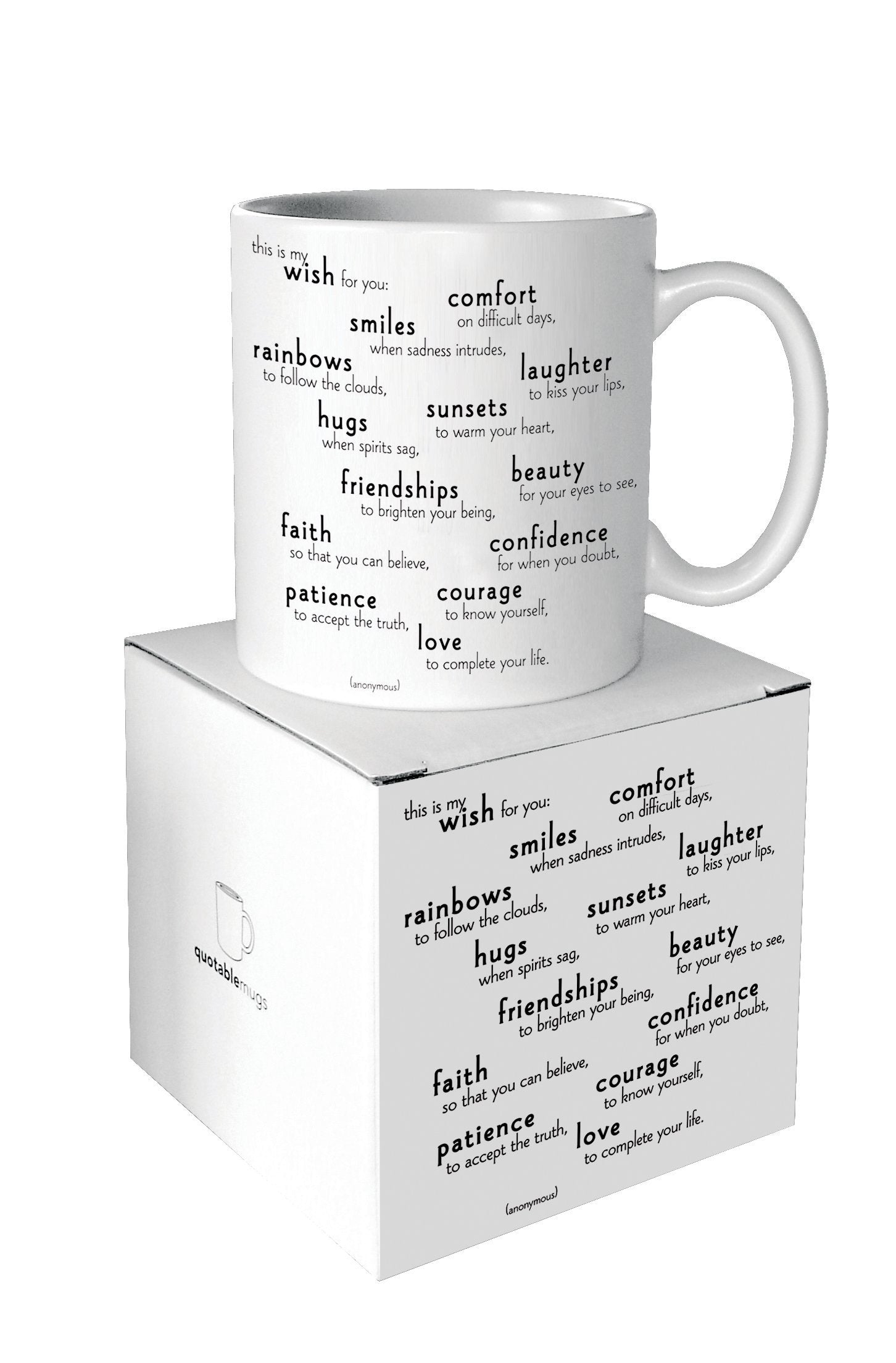 Quotable My Wish For You - Anonymous Mug - Quotes Kitchen Home MUG-G158-QUOTE