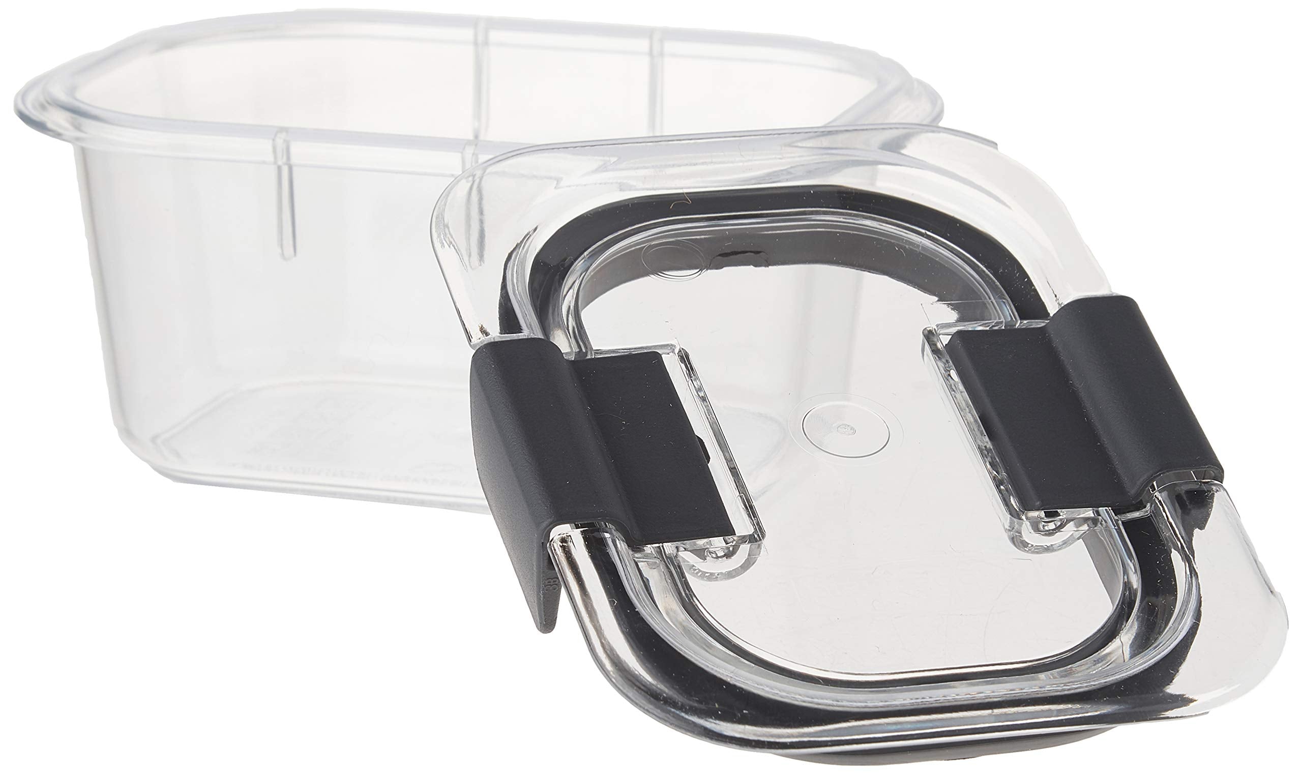 Rubbermaid Brilliance Food Storage Container, Small, 1.3 Cup, Clear, 2-Pack