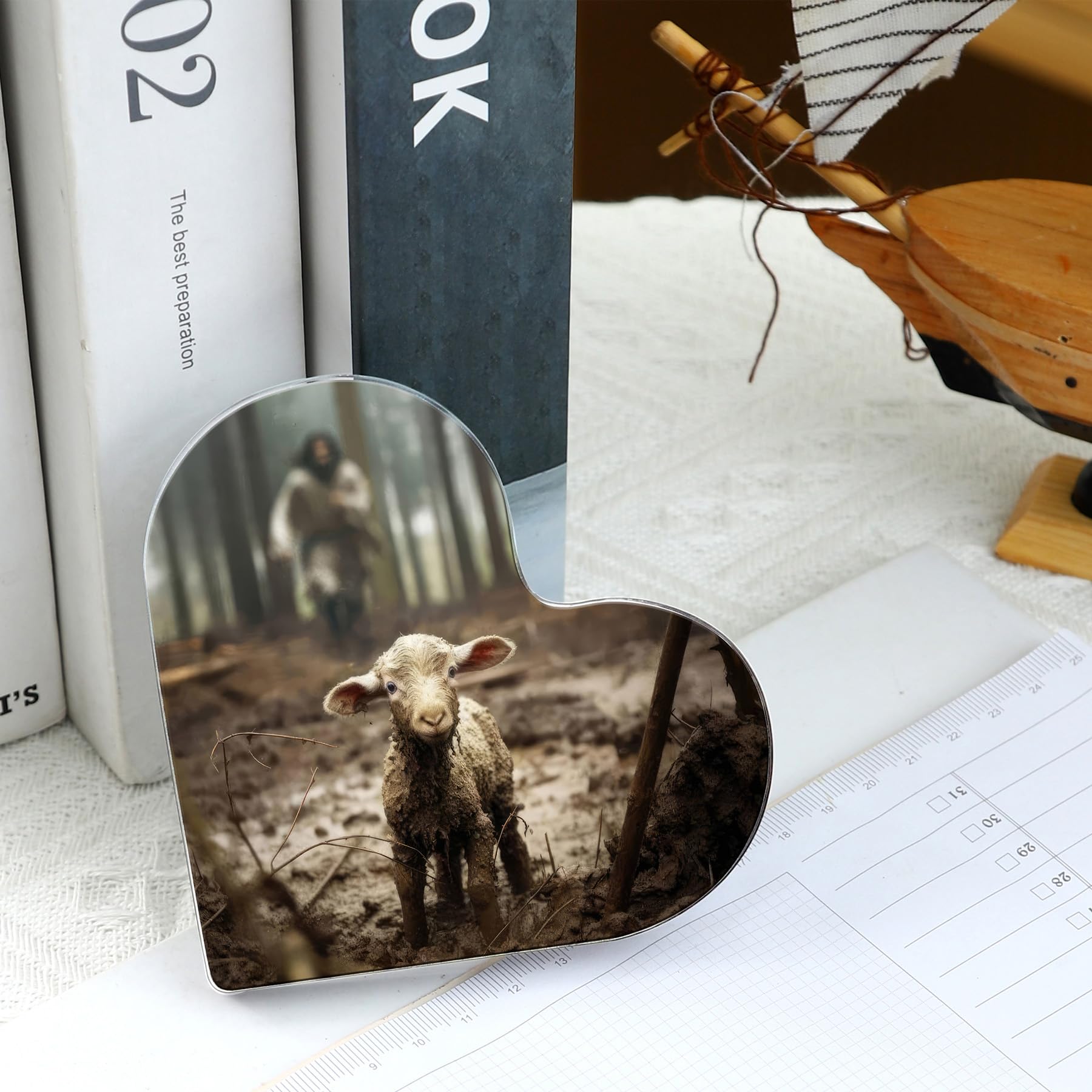 Christian Jesus and Lamb Decor ,Spiritual Thank you Gifts for catholic Women,christians ,Mom,Sister,Friends,Mother  s, Female Co