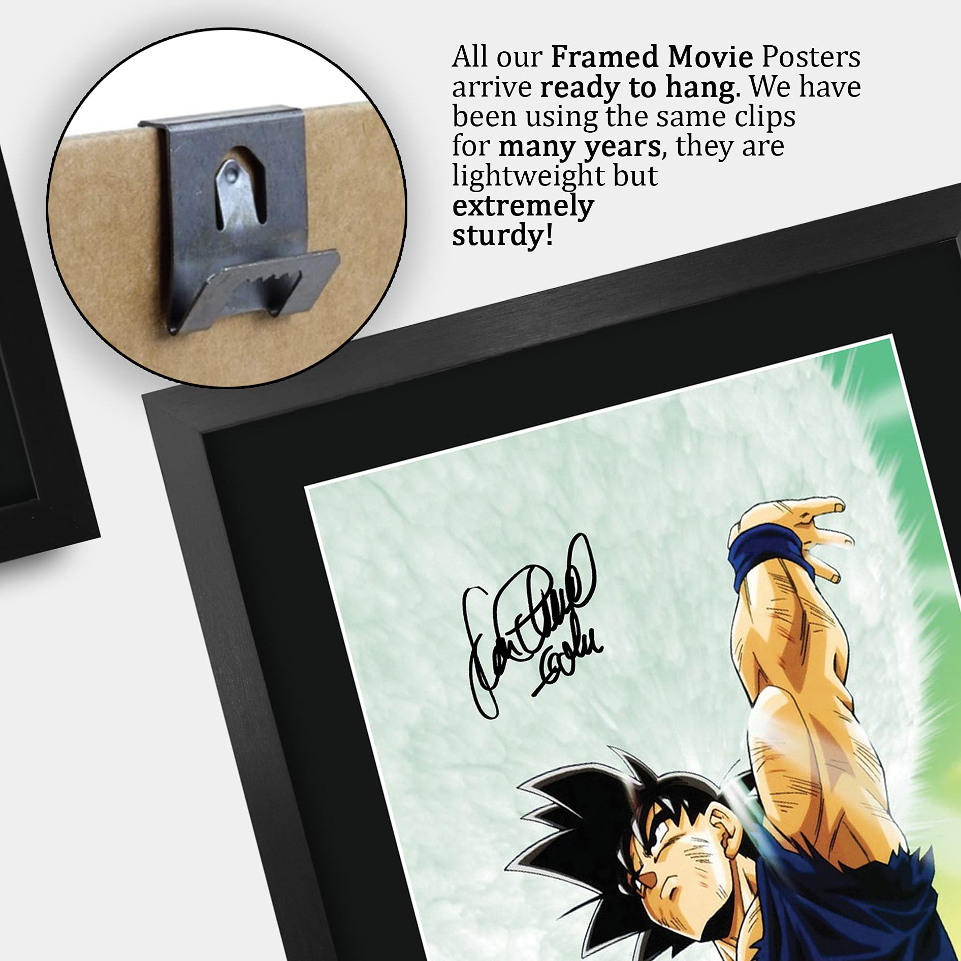 Hwc Trading Dragonball Z Sean Schemmel 16 X 12 Inch Framed Gifts Printed Signed Autograph Picture For Tv Memorabilia Fans - 16''