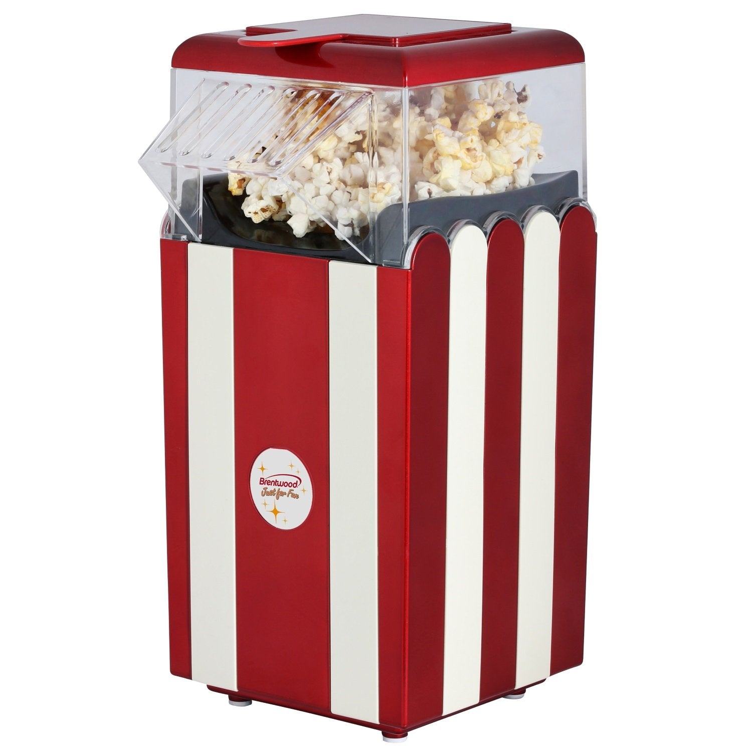 Brentwood Classic Popcorn Machine - Popcorn Maker Pops 8 Cups in 3 Minutes - Enjoy Healthy & Gourmet Popcorn at Home - Kernels a