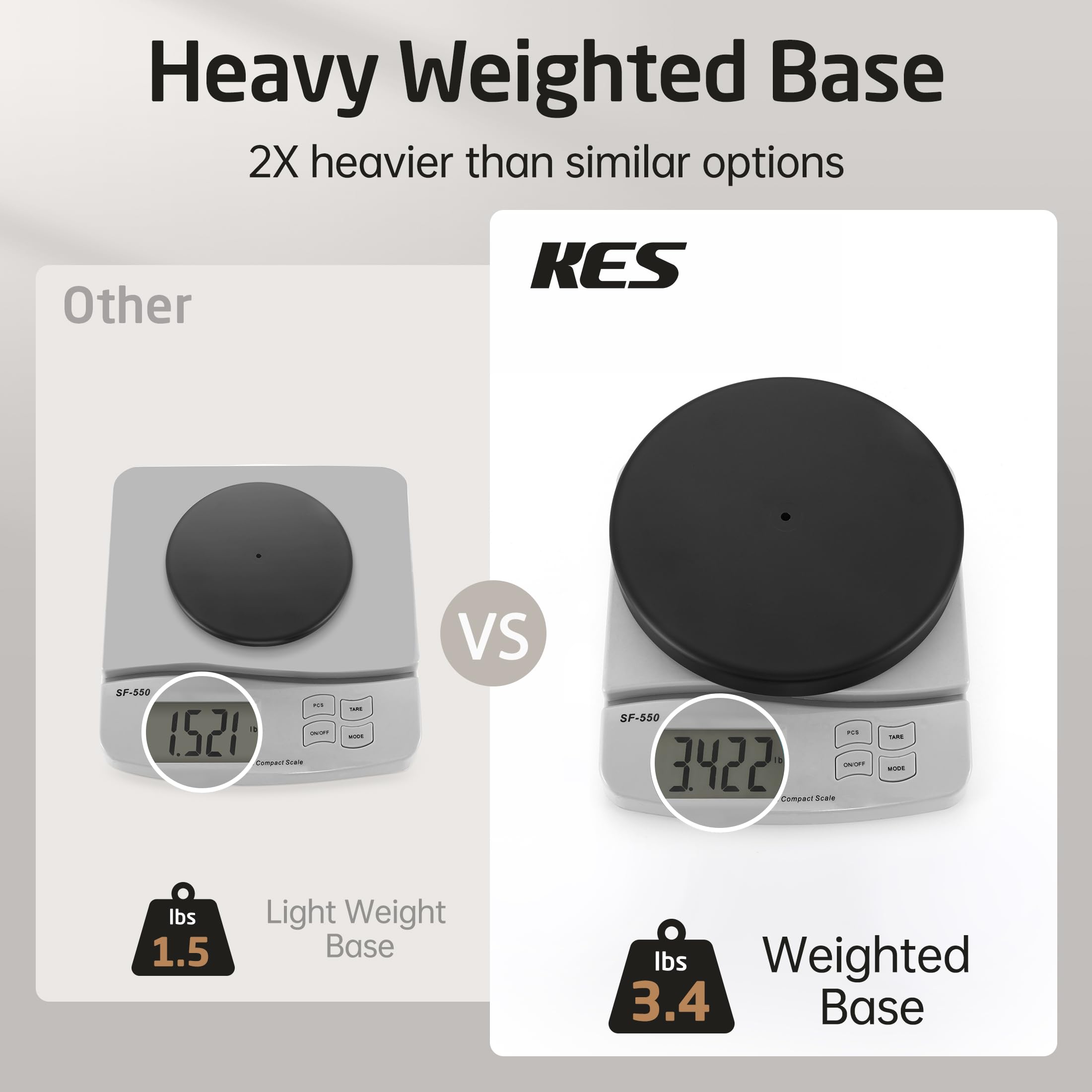 KES Toilet Paper Holder Stand with Weighted Base  26'' H (Taller Version) Free Standing Toilet Paper Roll Holder for Bathroom  Rustproof SUS304 Stainless Steel  BPH283S66-BK