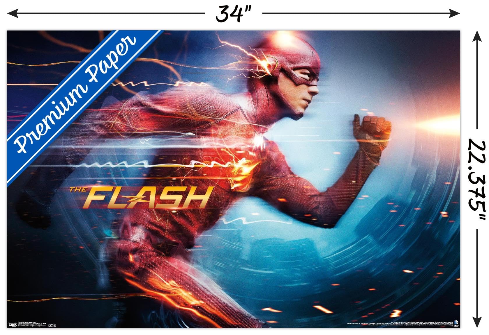Trends International Wall Poster The Flash-Speed Force, 22.375'' X 34''