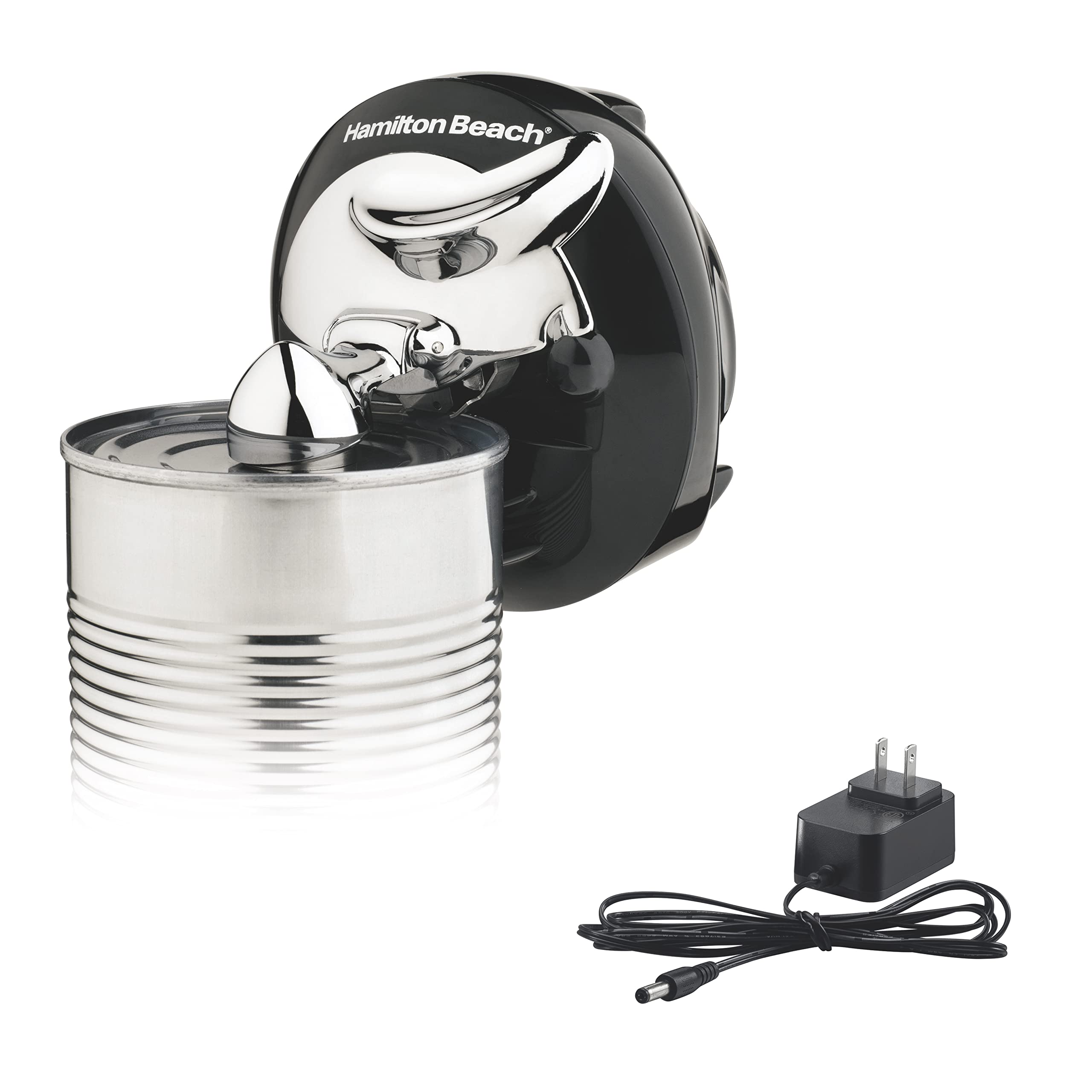 Hamilton Beach Walk N Cut Can Opener, Automatic Hands Free, Cordless & Rechargeable, Black (76501G)