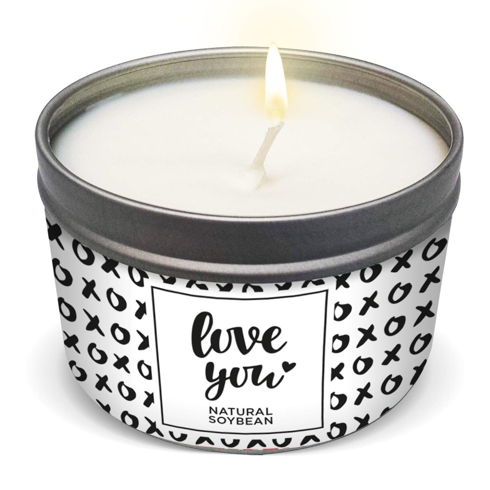 Magnificent 101 Long Lasting Love You Aromatherapy Candle  6 Oz - 35 Hour Burn  All Natural Soy Wax Candle with Vanilla, Lavende