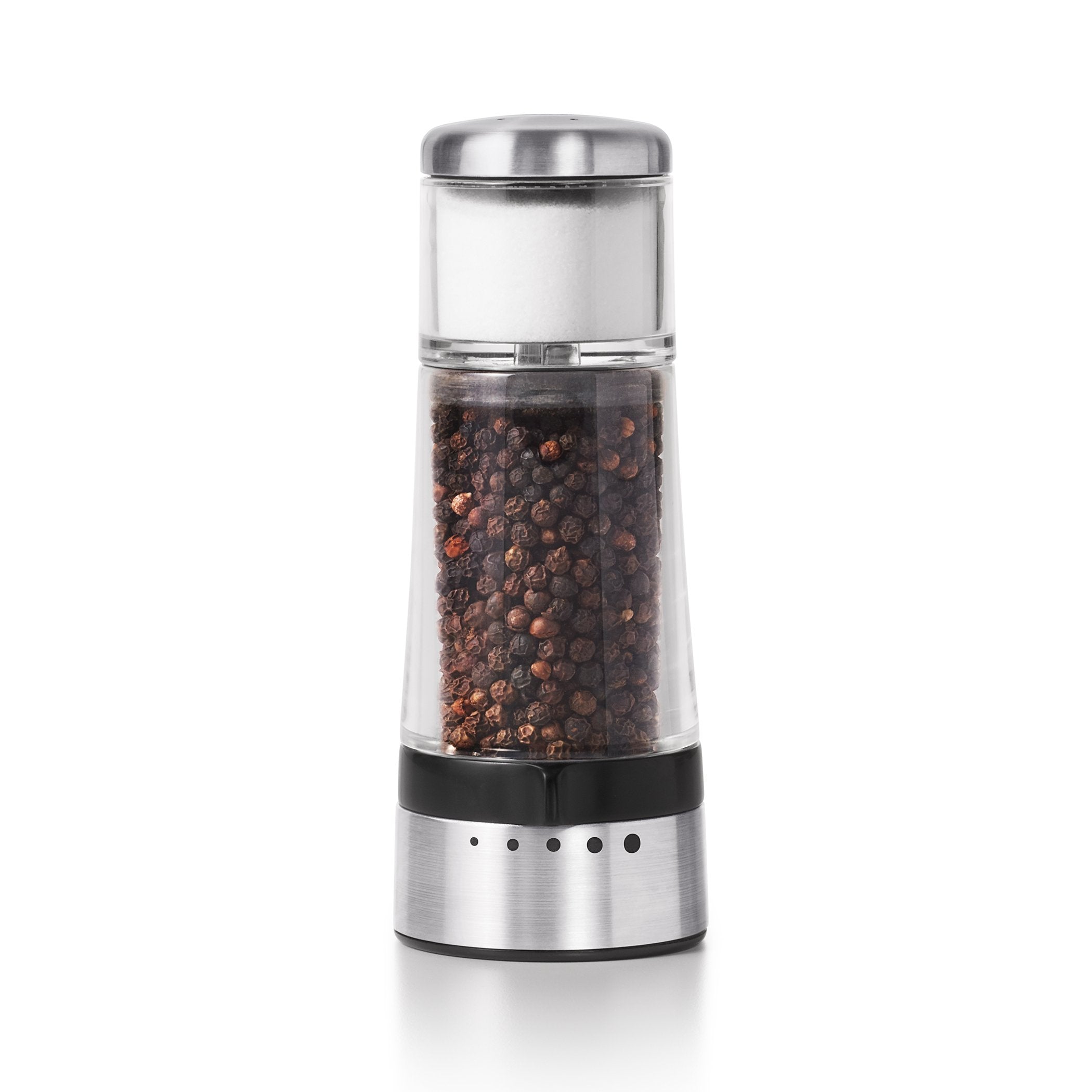 Oxo Good Grips 2-In-1 Salt & Pepper Grinder & Shaker, Silver