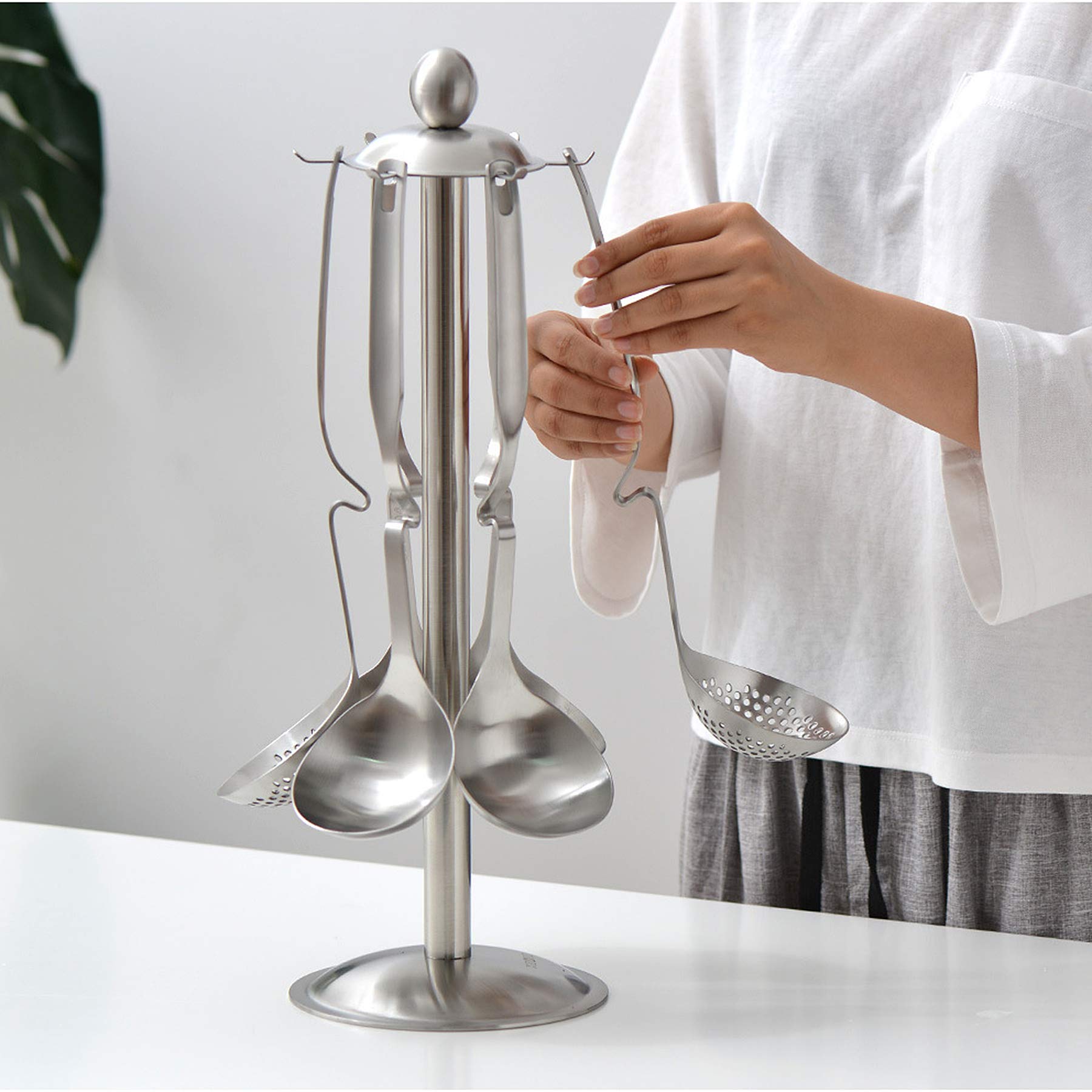Nmqlx 2 Pack Soup Ladle And Skimmer Slotted Spoon Set